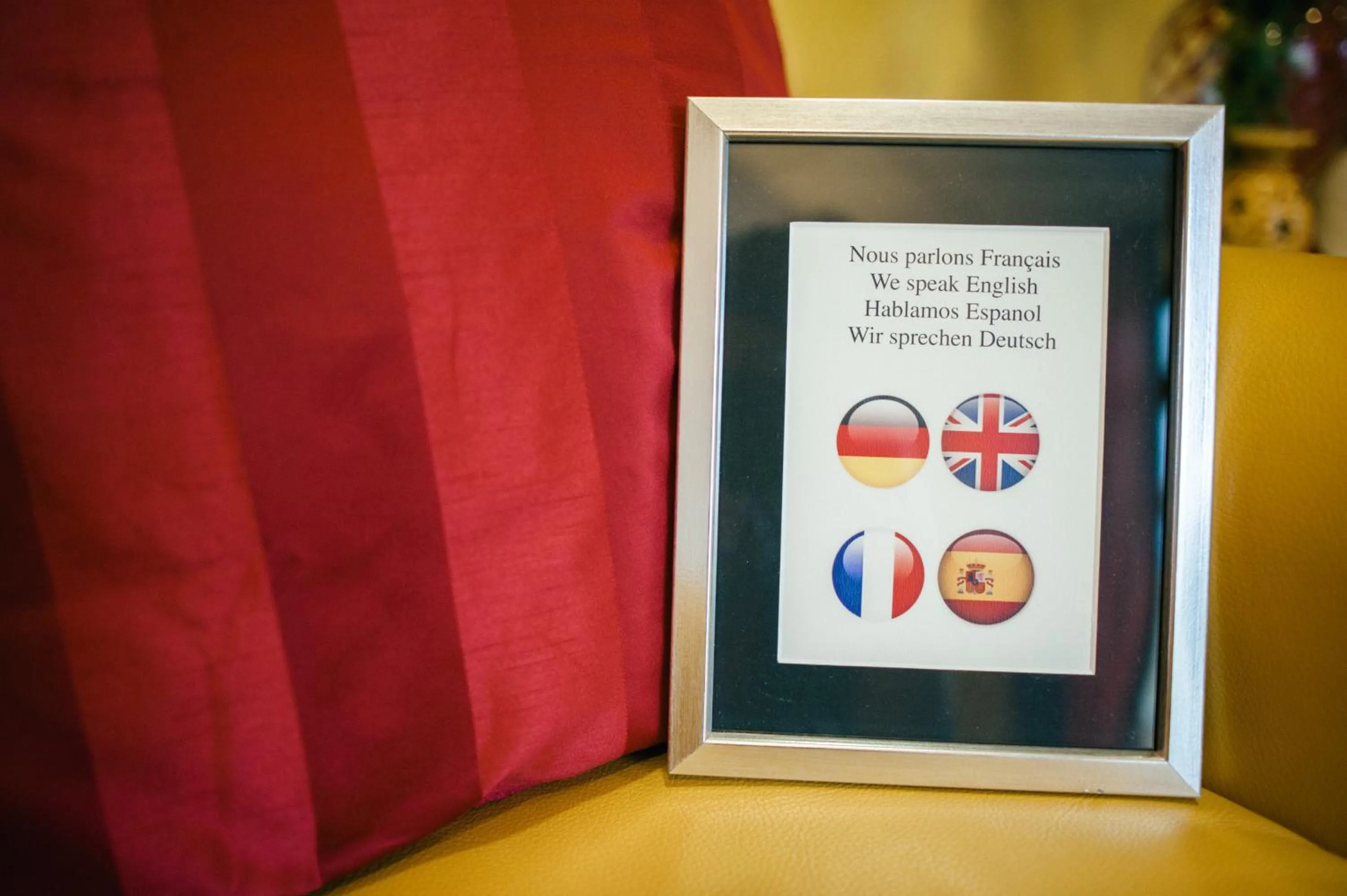 Lobby or reception in Hôtel Carmin