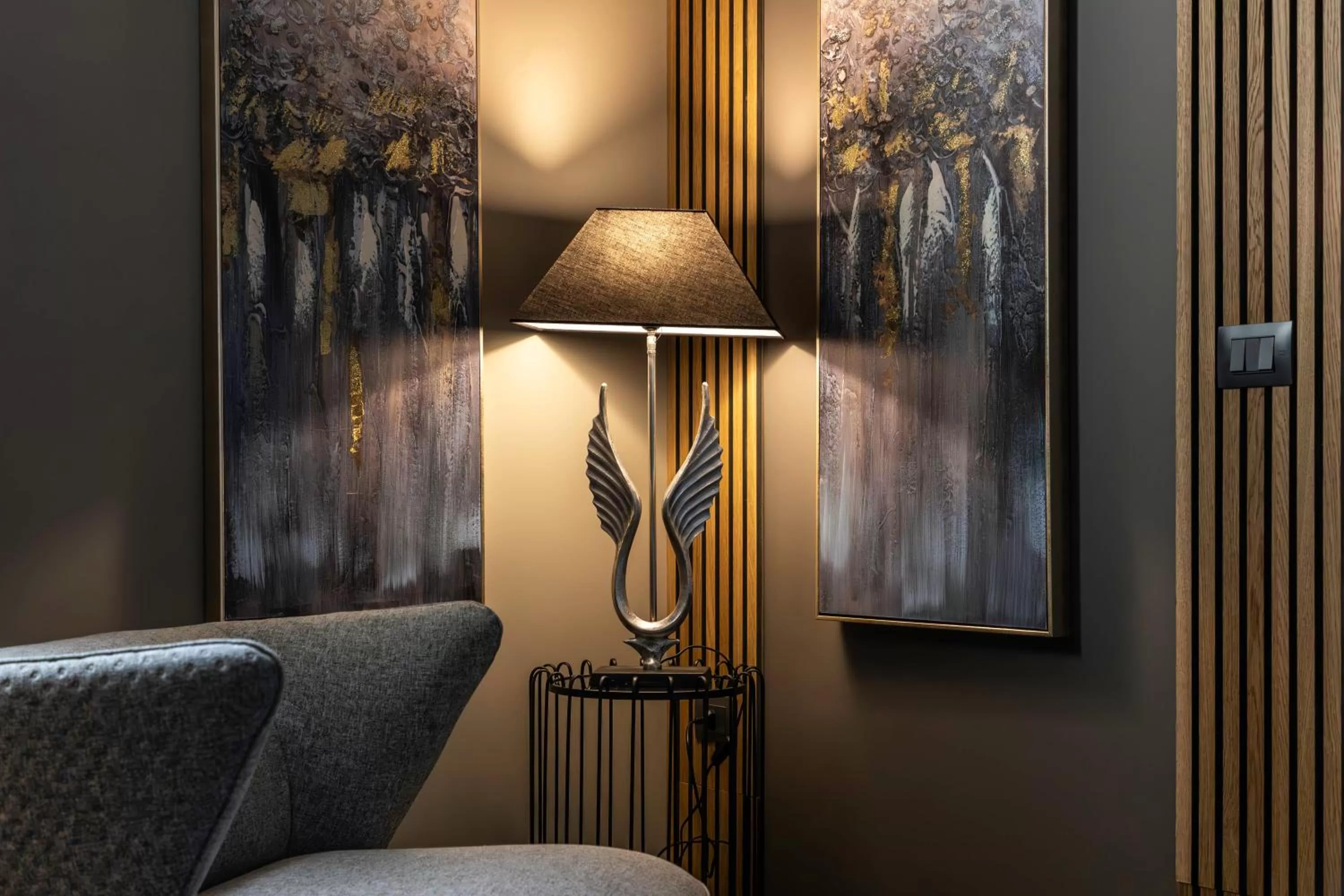 Decorative detail, Seating Area in Boutique Marconi