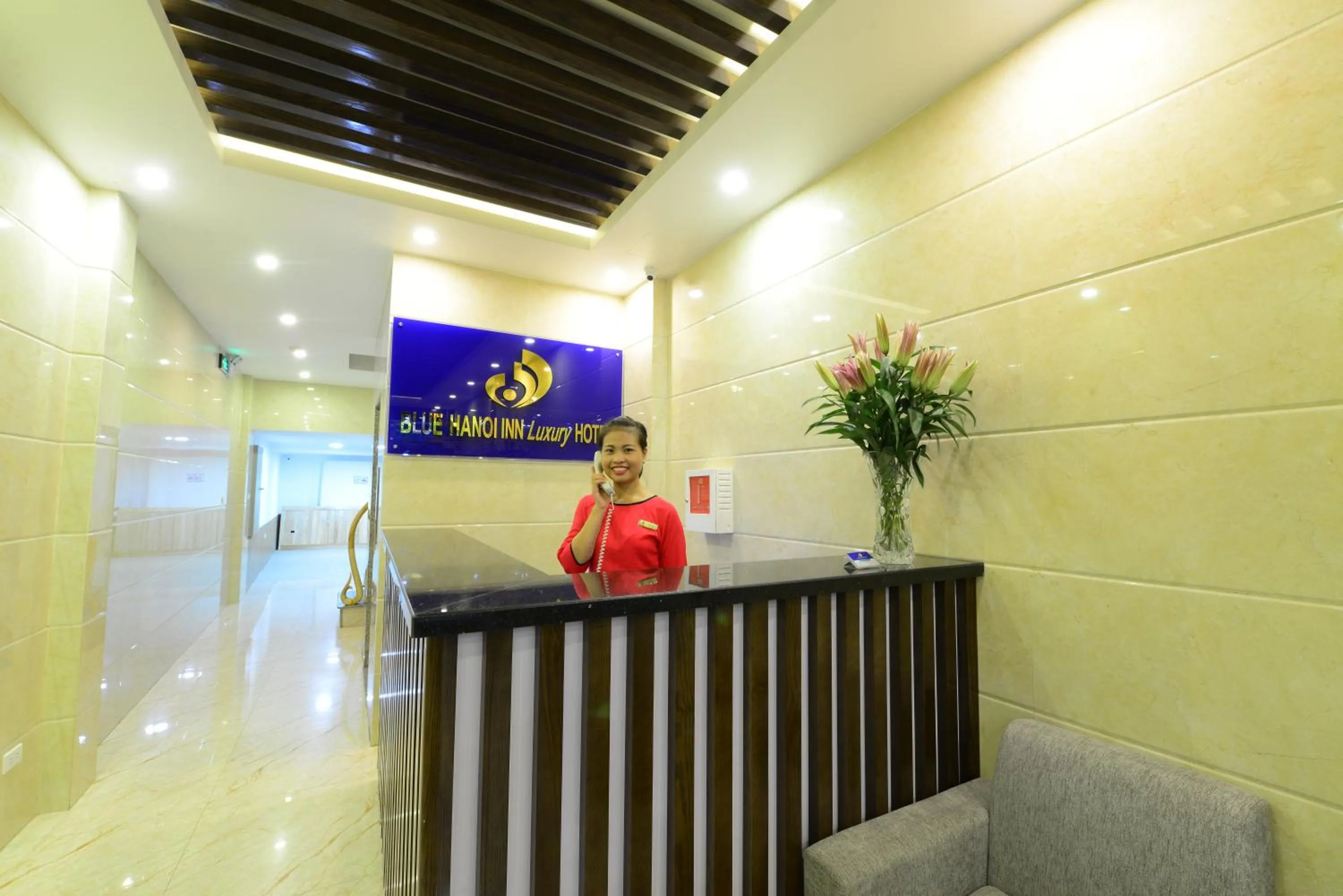 Lobby or reception in Blue Hanoi Inn Luxury Hotel