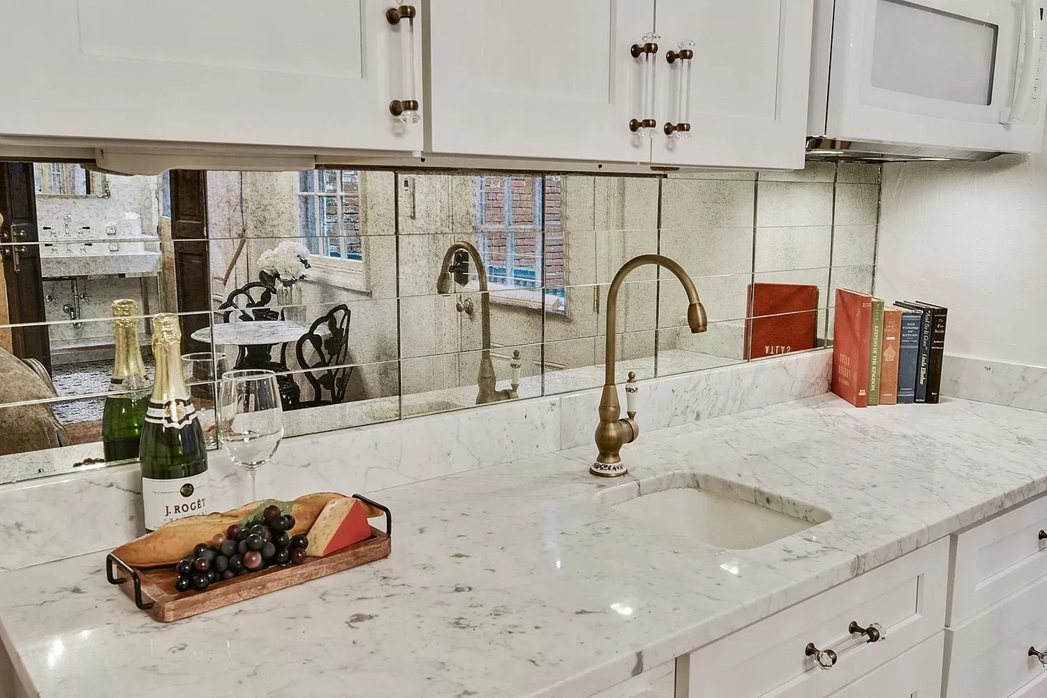 Kitchen or kitchenette in French Quarter Mansion