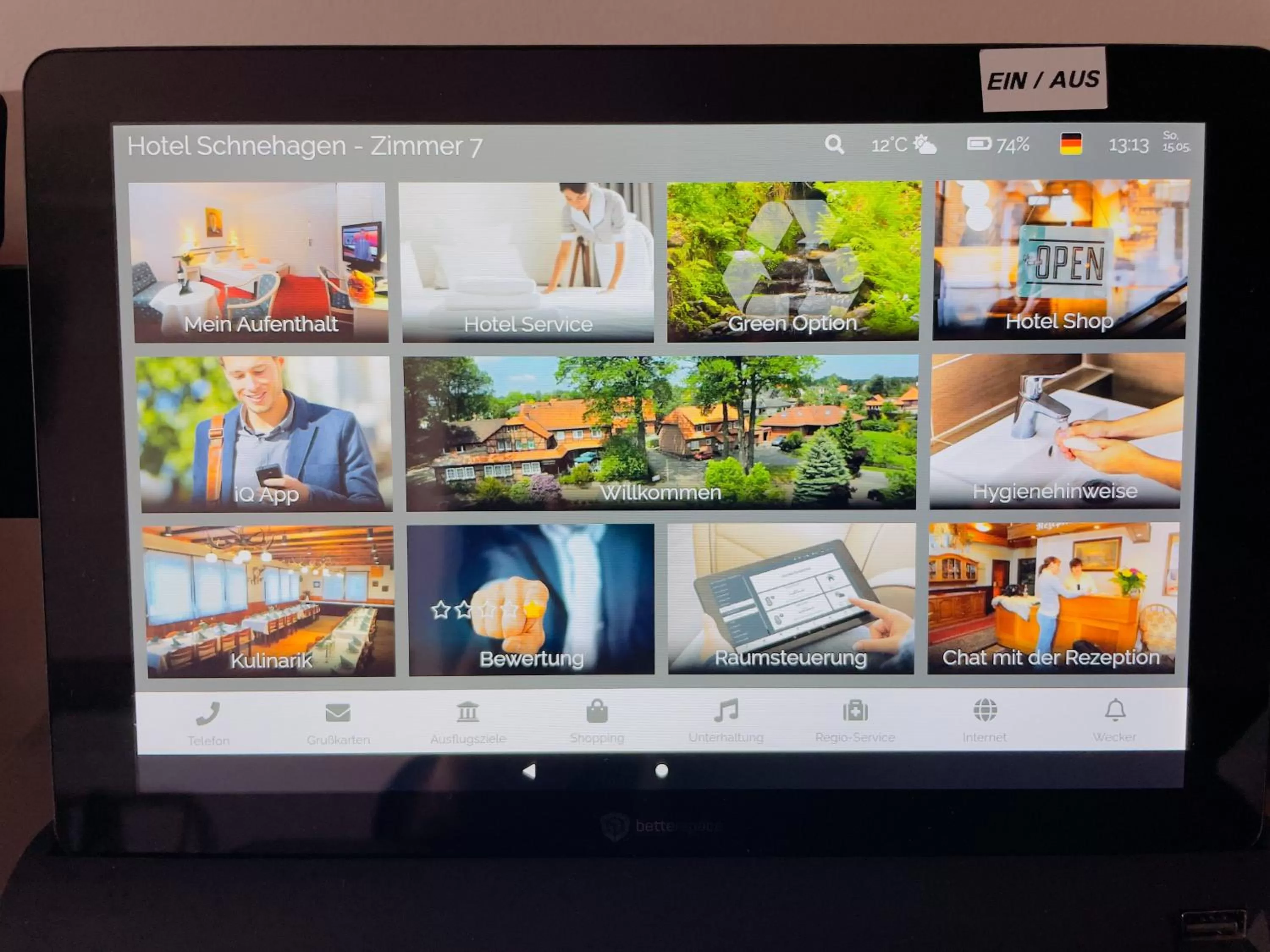 room service in Hotel Schnehagen