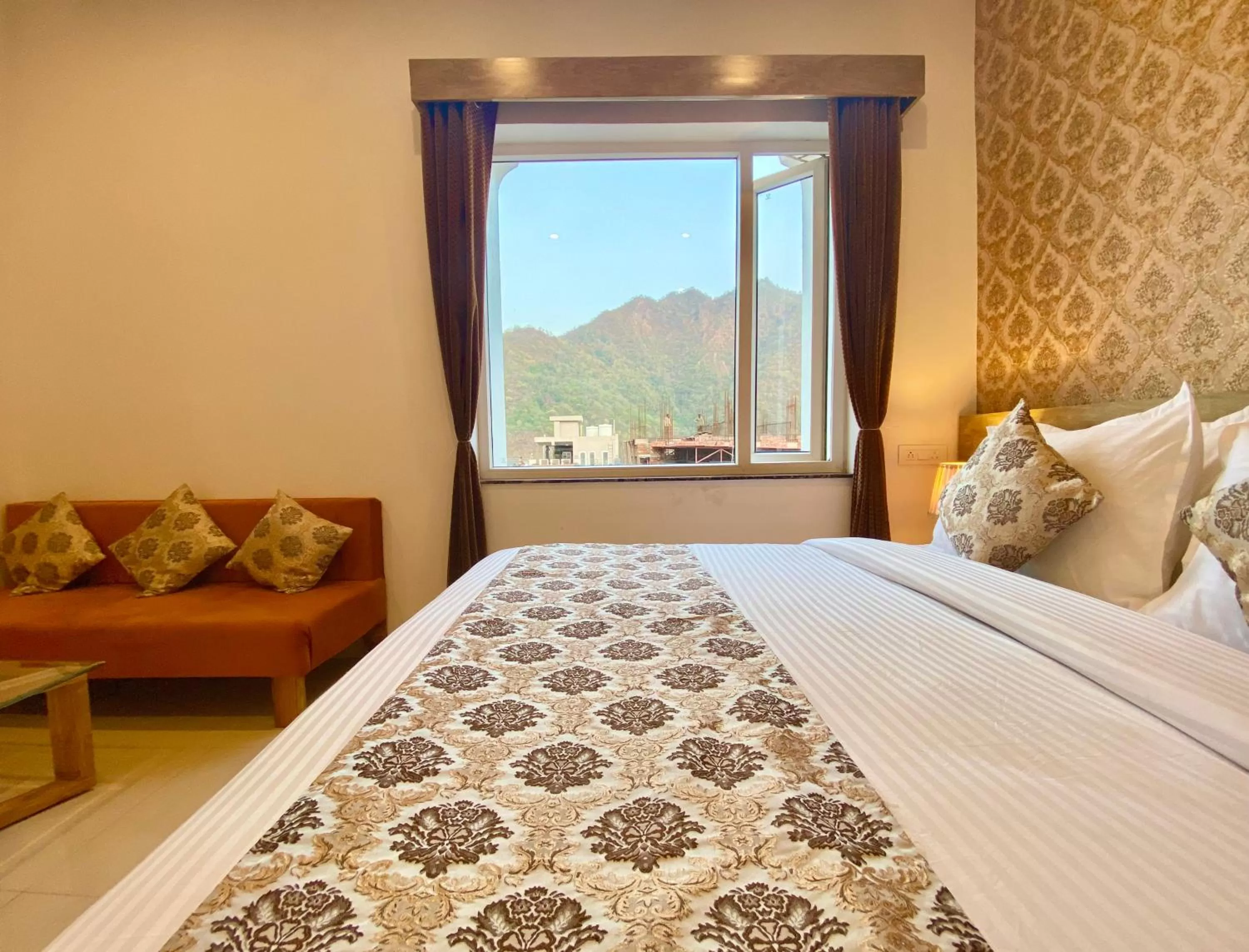 Bed in Arogyadham Wellness Retreat