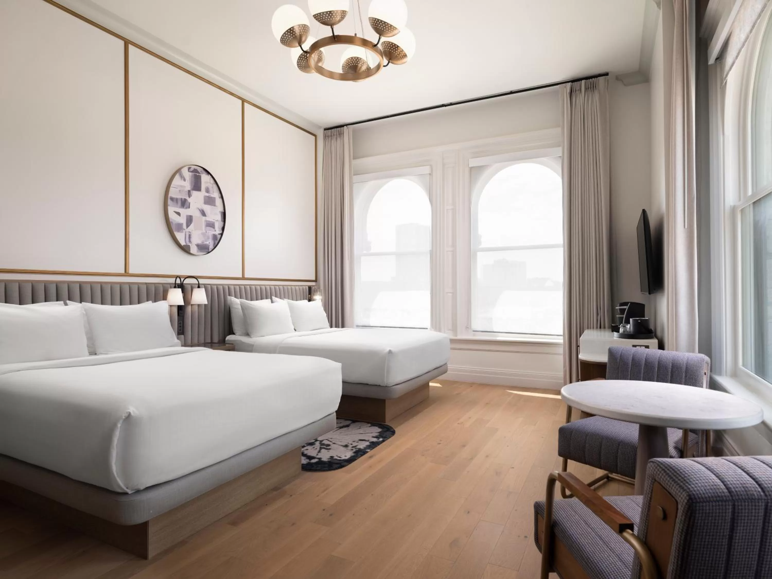 Bedroom, Bed in The Union Station Nashville Yards, Autograph Collection