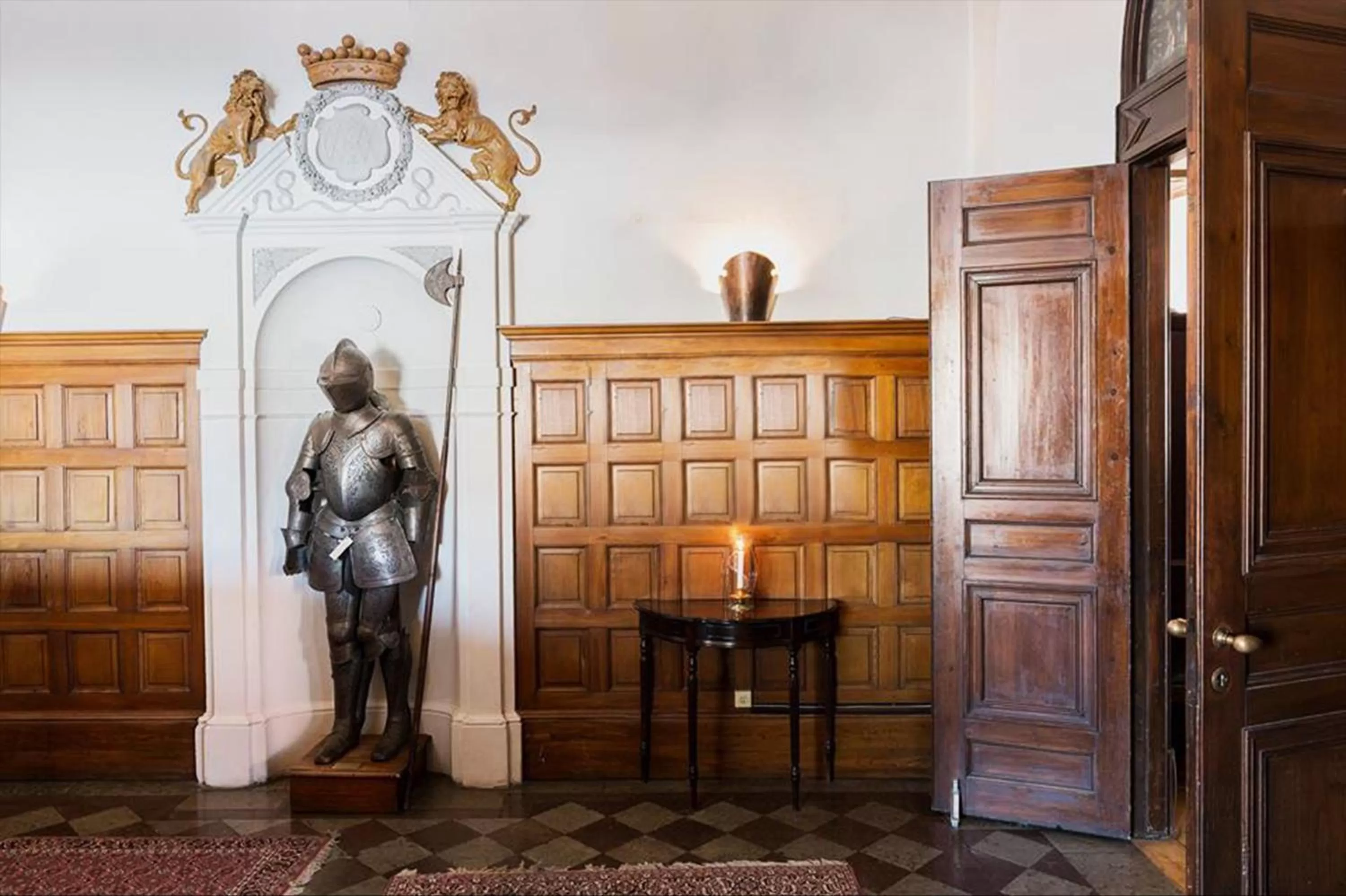 Facade/entrance in Lejondals Slott