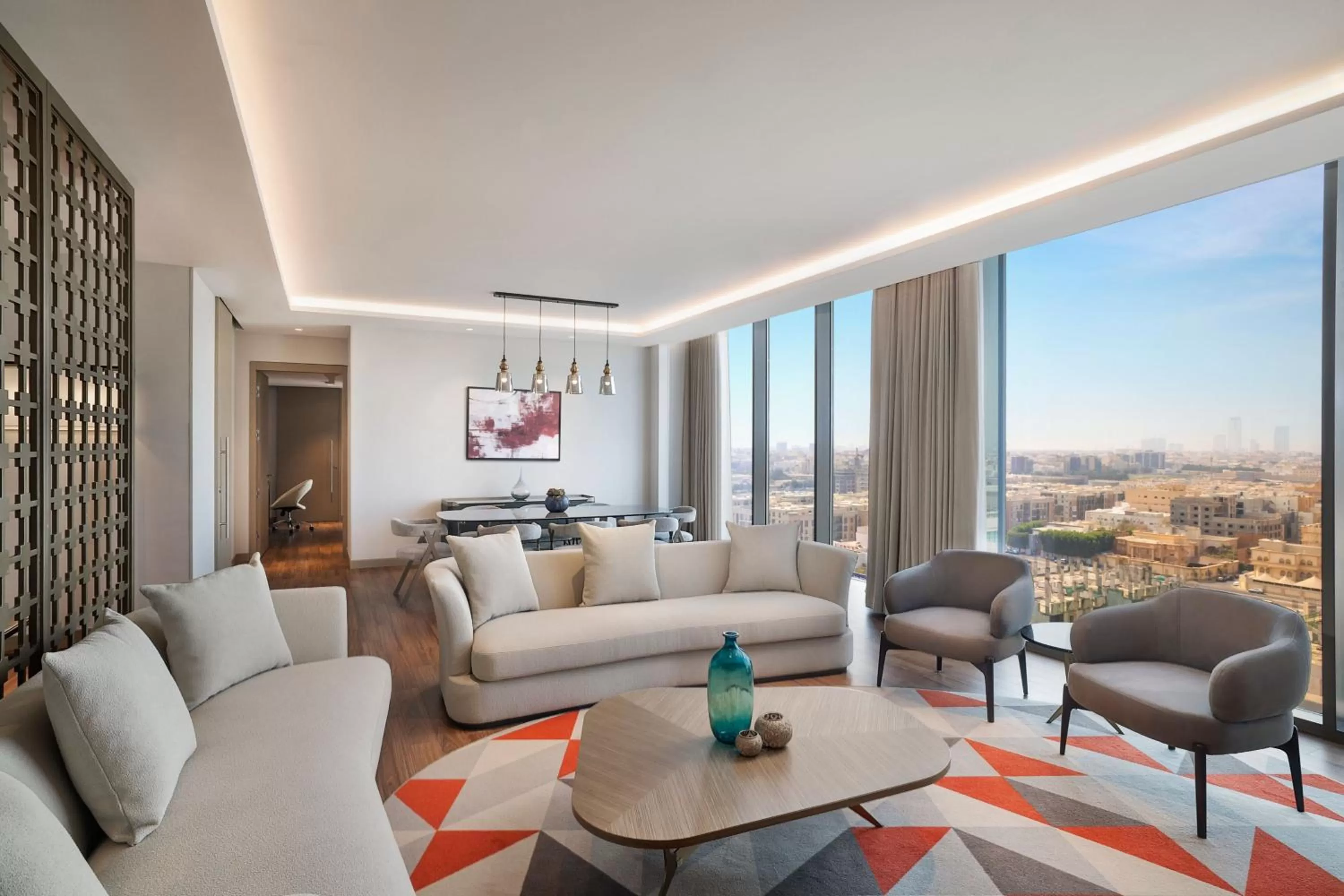 Living room in Jeddah Marriott Hotel Madinah Road