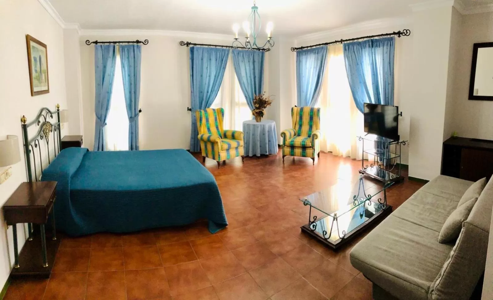 Bed in Hotel La Yedra