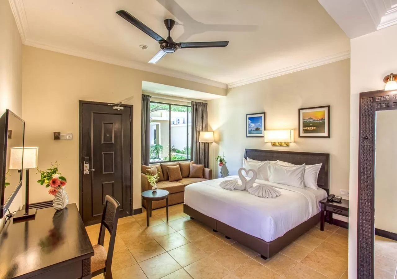 Bed in Camar Resort Langkawi