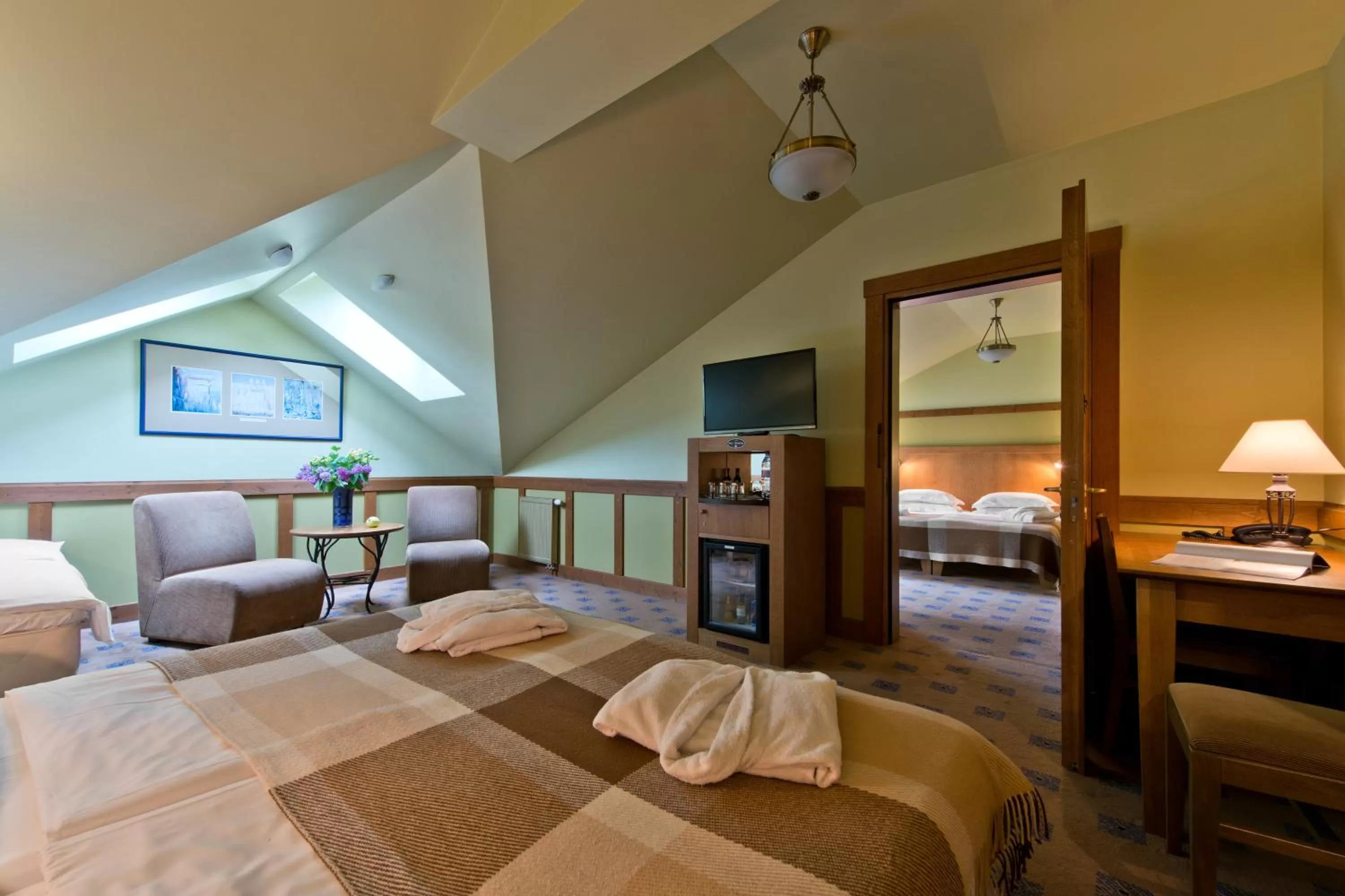 Bedroom, Bed in BEST BALTIC Hotel Druskininkai Central