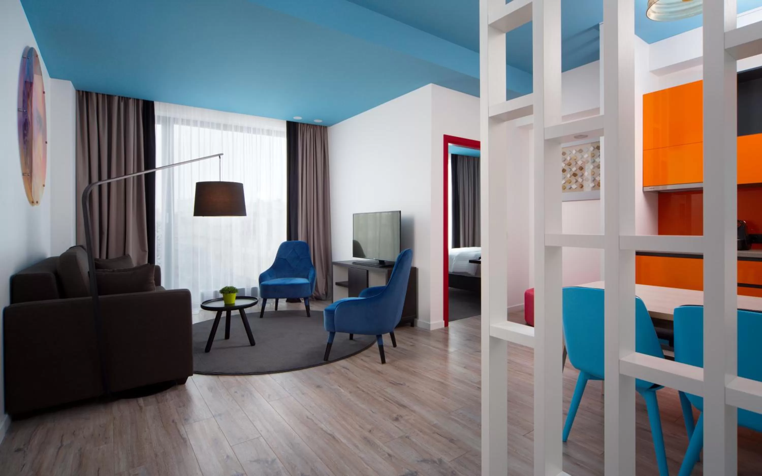 Kitchen or kitchenette in Park Inn by Radisson Residence Riga Barona