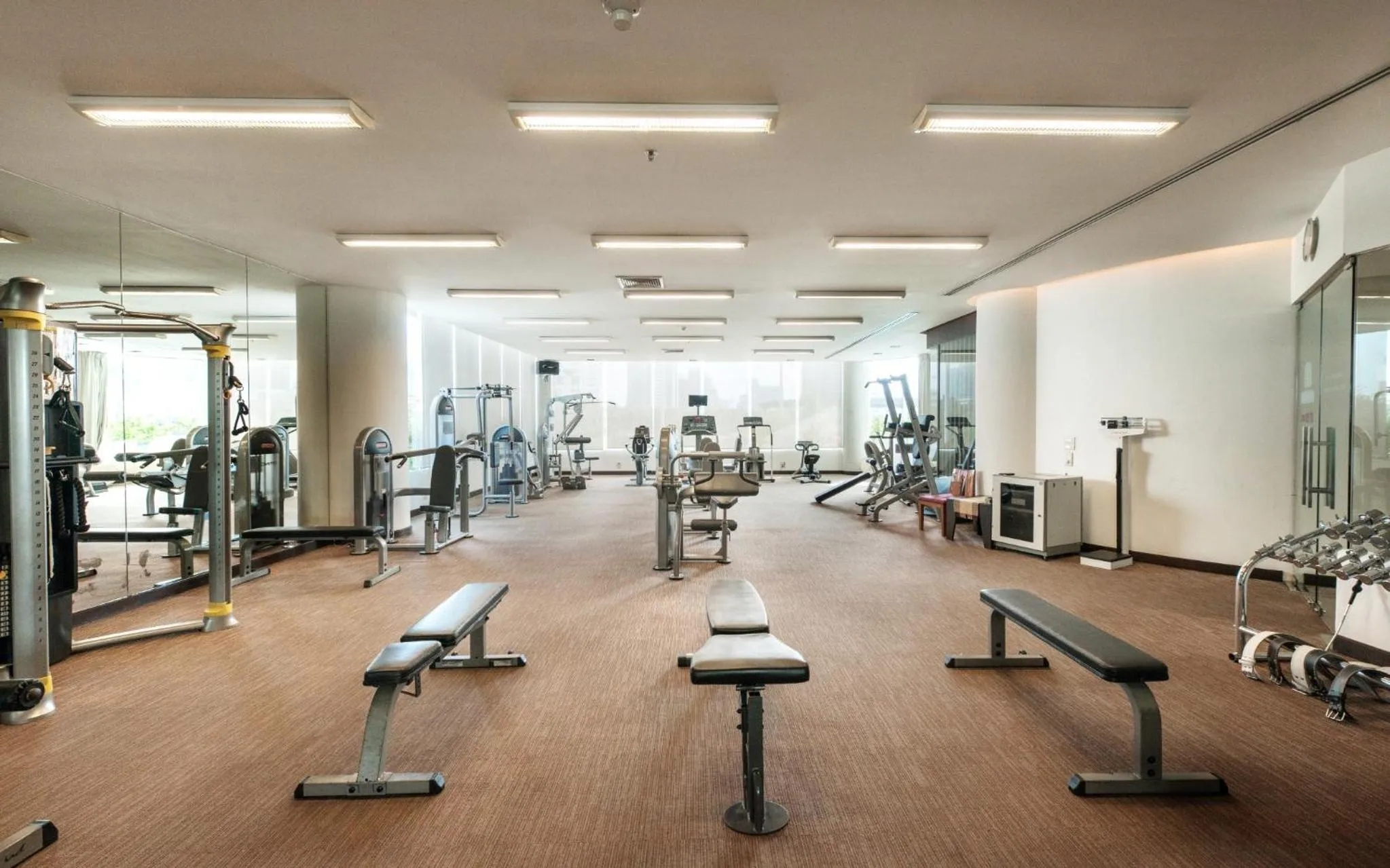 Fitness centre/facilities in Happihaus Hotel Bangkok