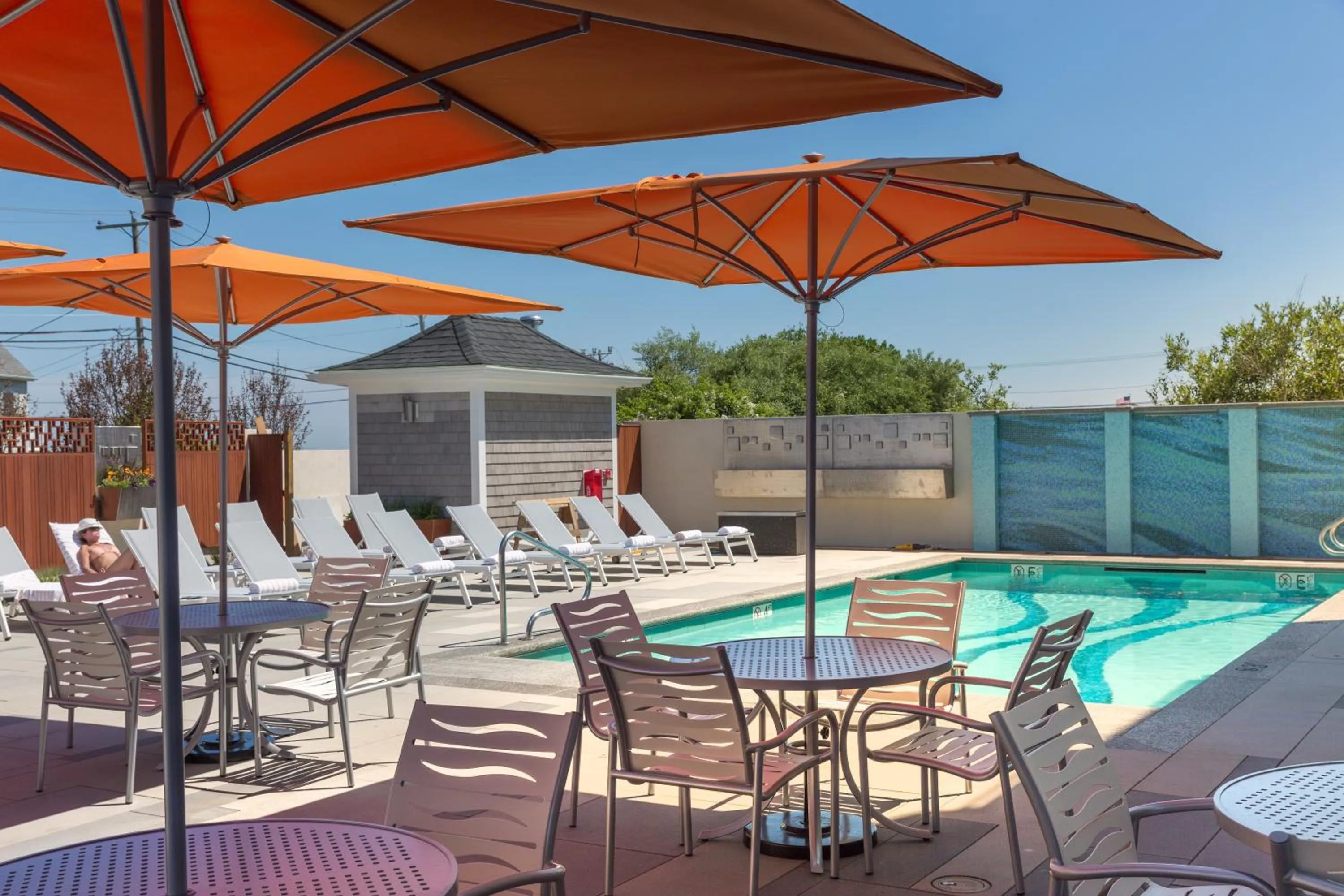 Swimming pool in The Break Hotel