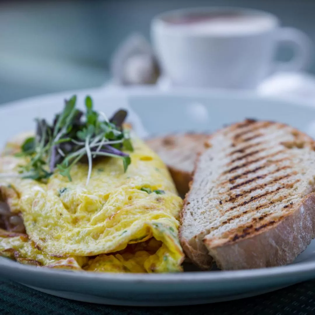 Continental breakfast in Sugar Hotel