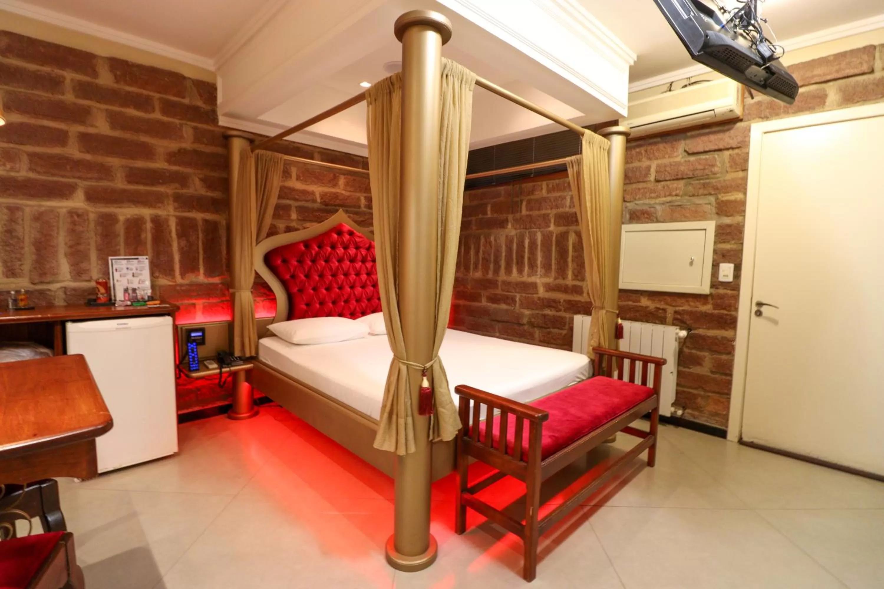 Bed in Motel Casa de Pedra