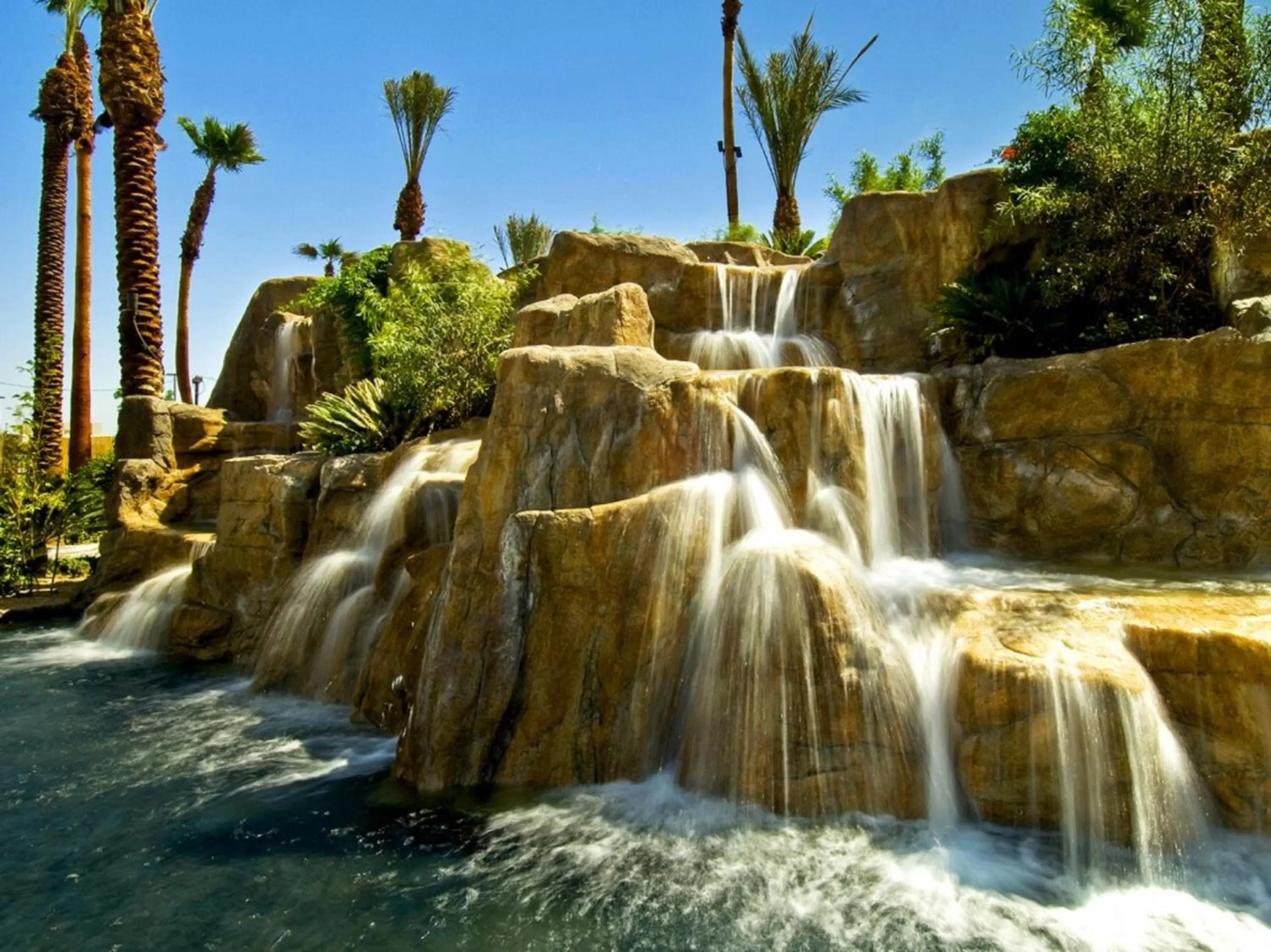 Swimming pool, Natural Landscape in Suites at Tahiti Village Resort and Spa-No Resort Fee