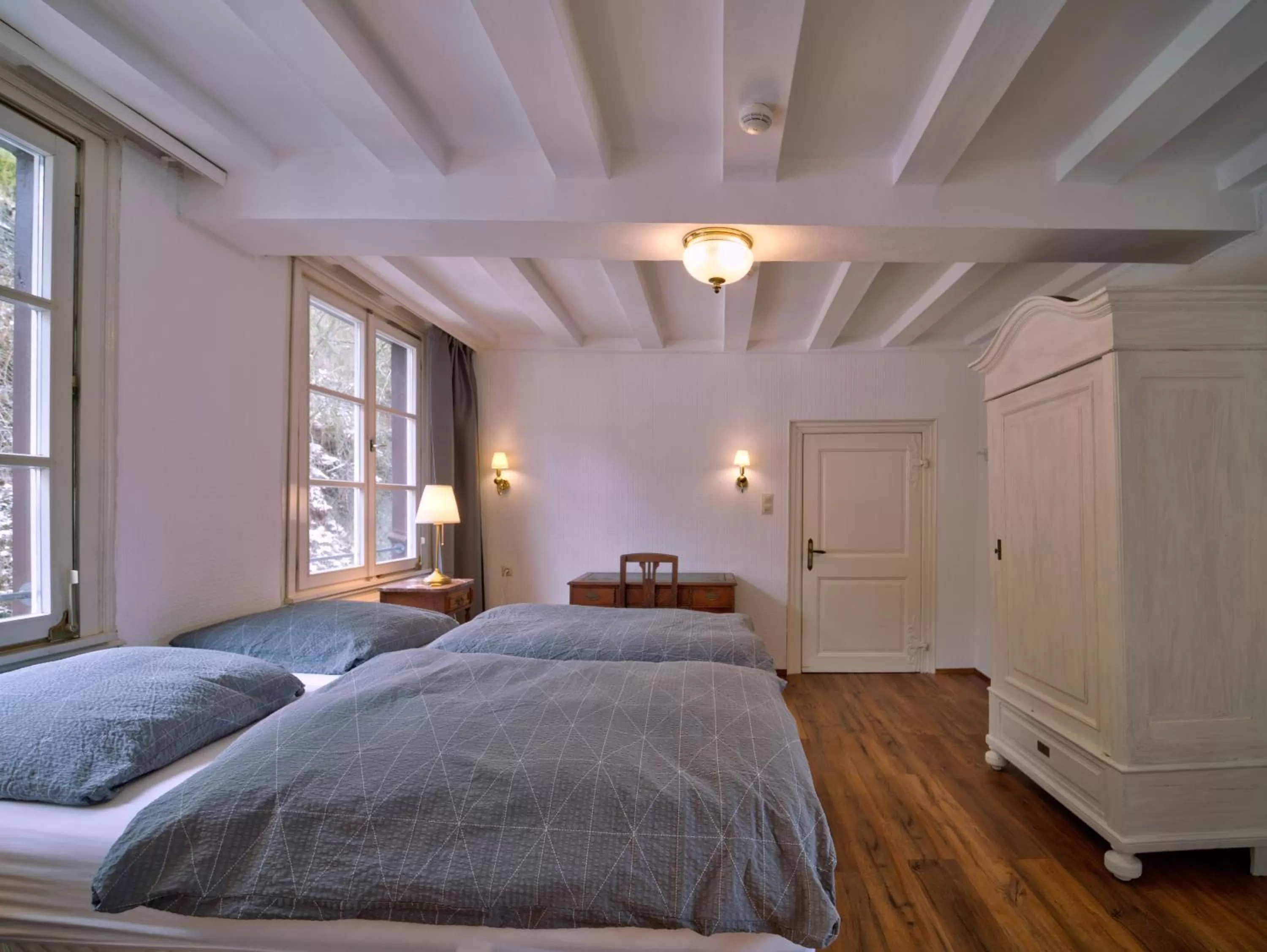 Bedroom, Bed in Haus Stehlings