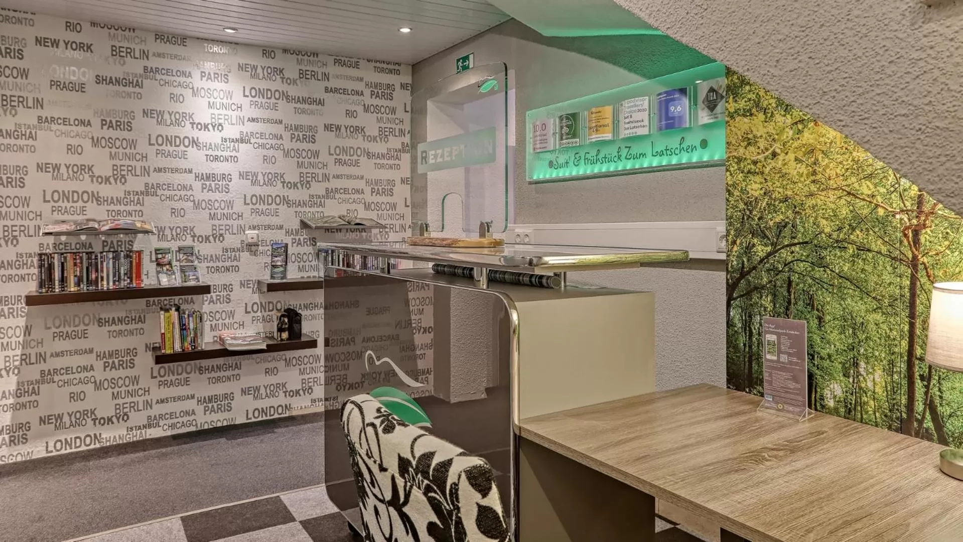 Lobby or reception in Suit' & Frühstück Zum Latschen - Adults Only