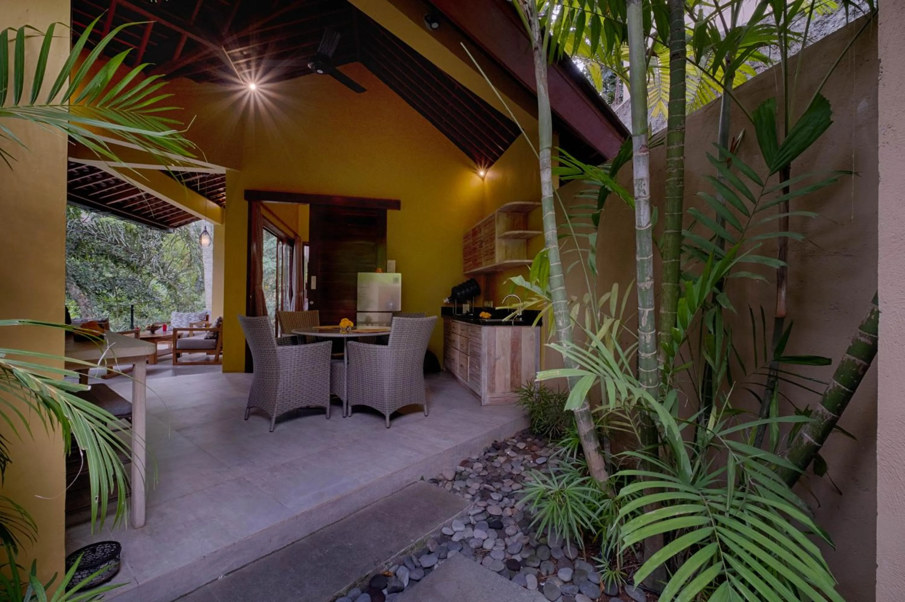 Seating area in Samkhya Villas - Free 1x Floating Breakfast or Minibar