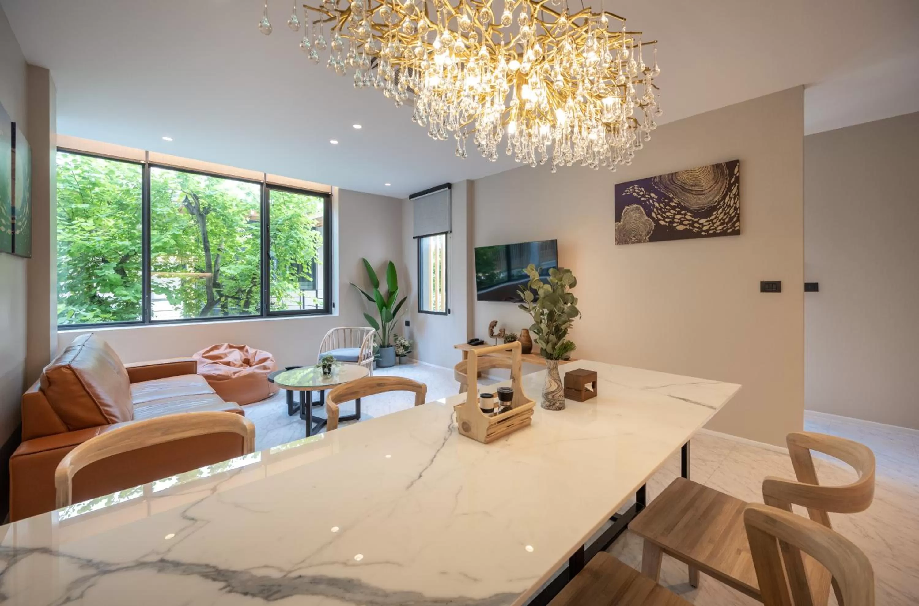 Living room in SHAN Villas Sukhumvit