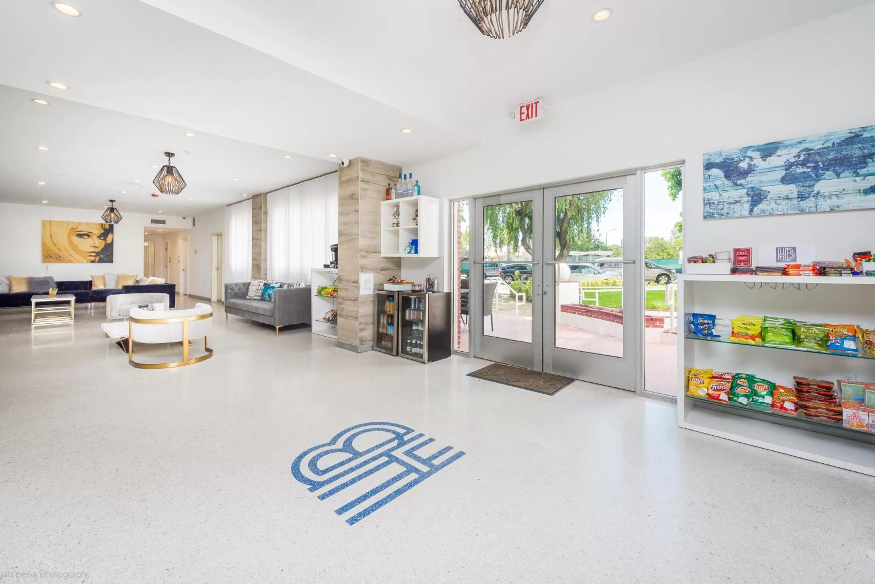 Lobby or reception in Hotel Belleza