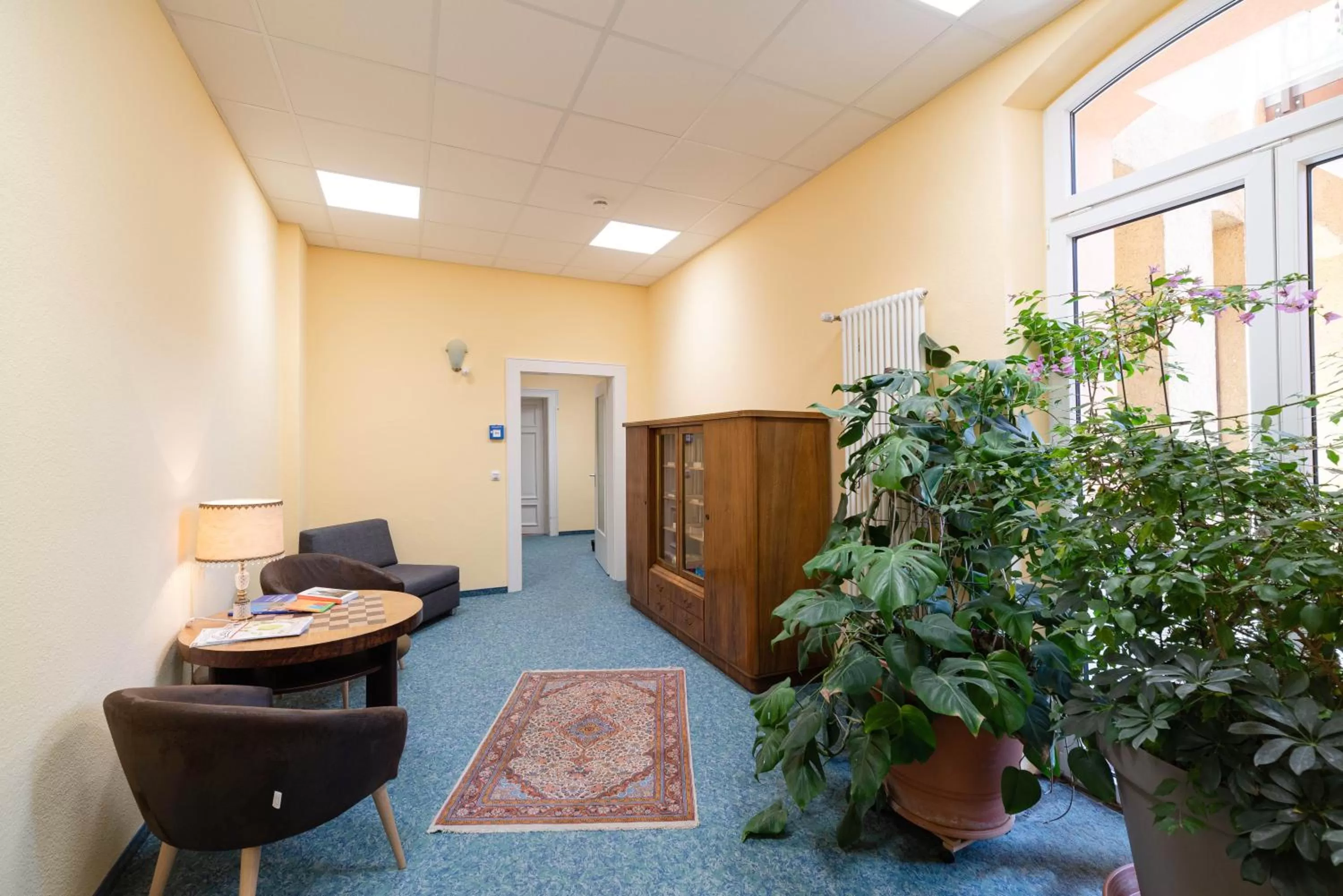 Seating area in PrivatHotel Probst