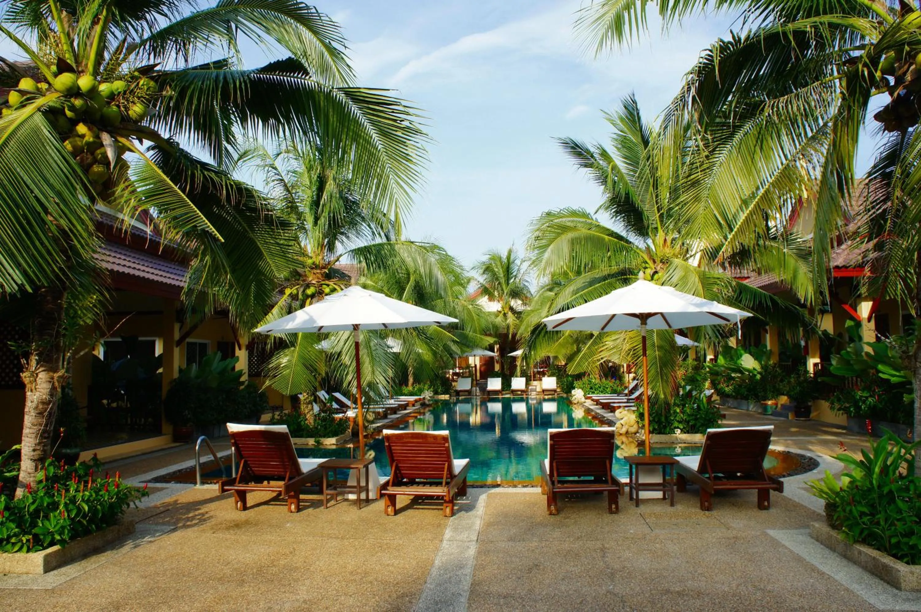 Swimming pool in Le Piman Resort