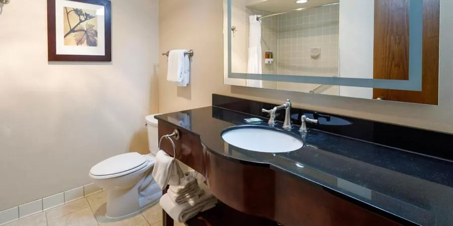 Bathroom in Maverick Hotel and Casino by Red Lion Hotels