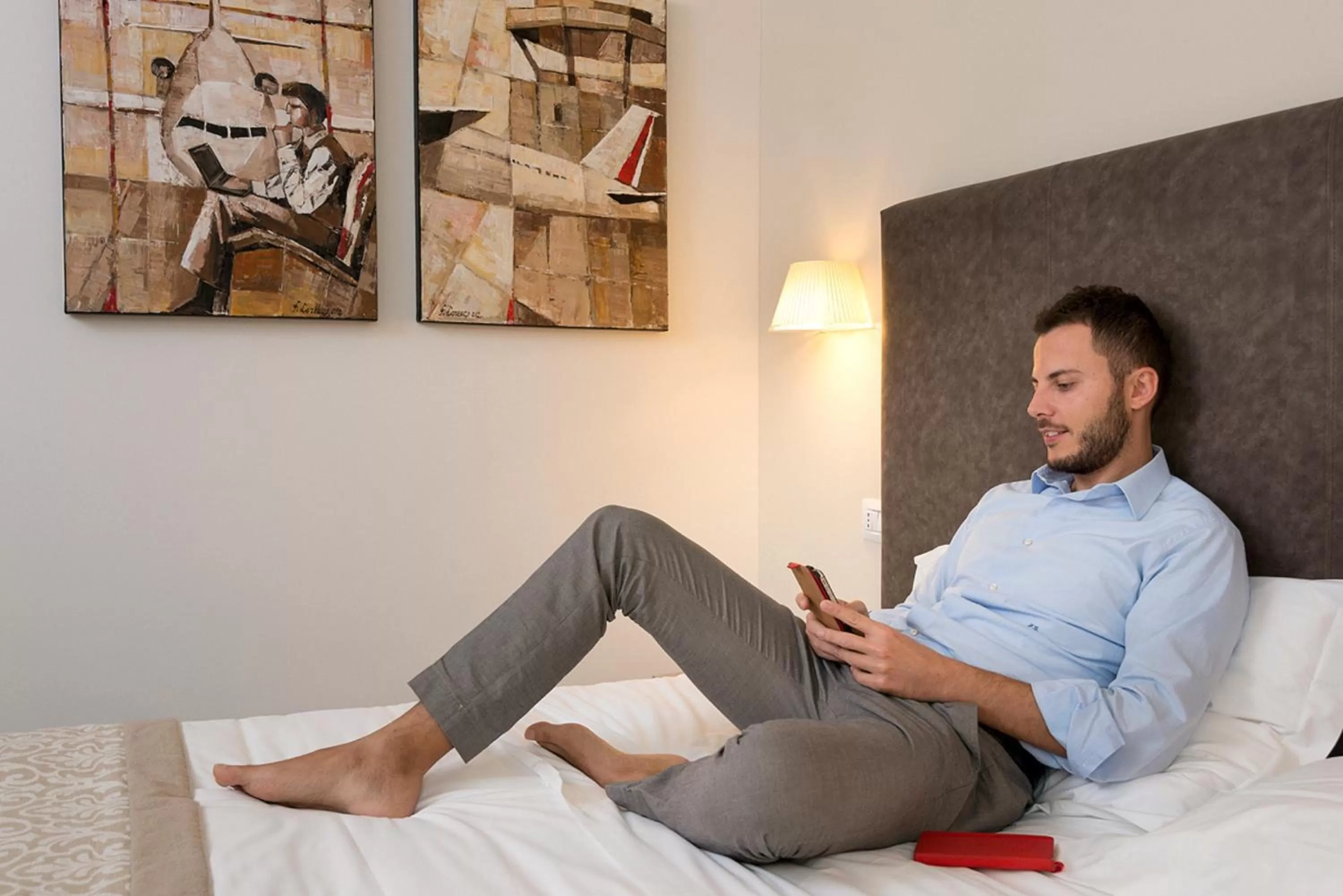 People, Bed in DB Hotel Verona Airport Congress & Spa