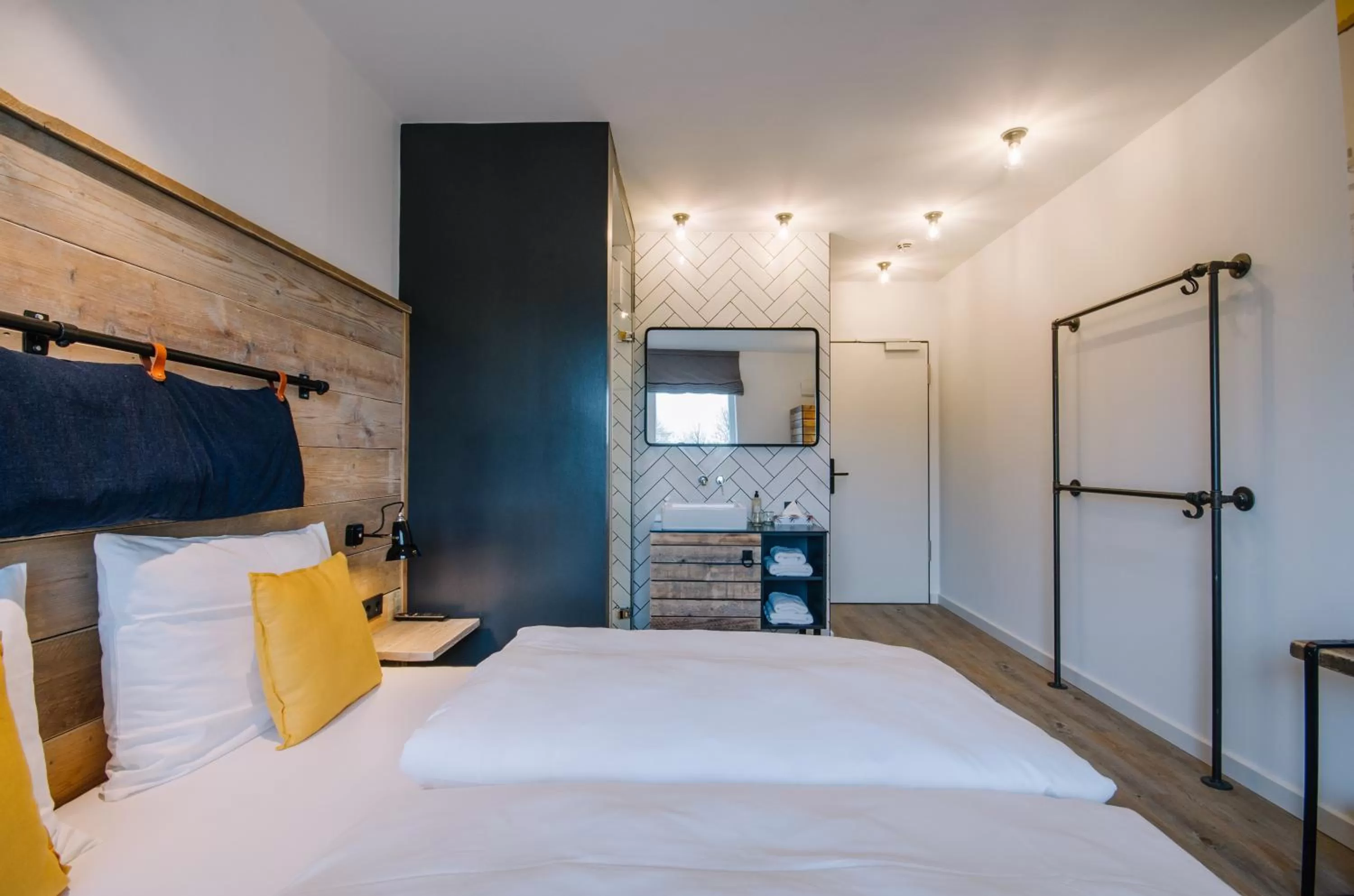 Bedroom, Bed in Hotel Landhafen