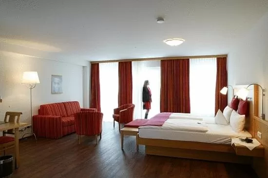 Photo of the whole room, Bed in Hotel Krone