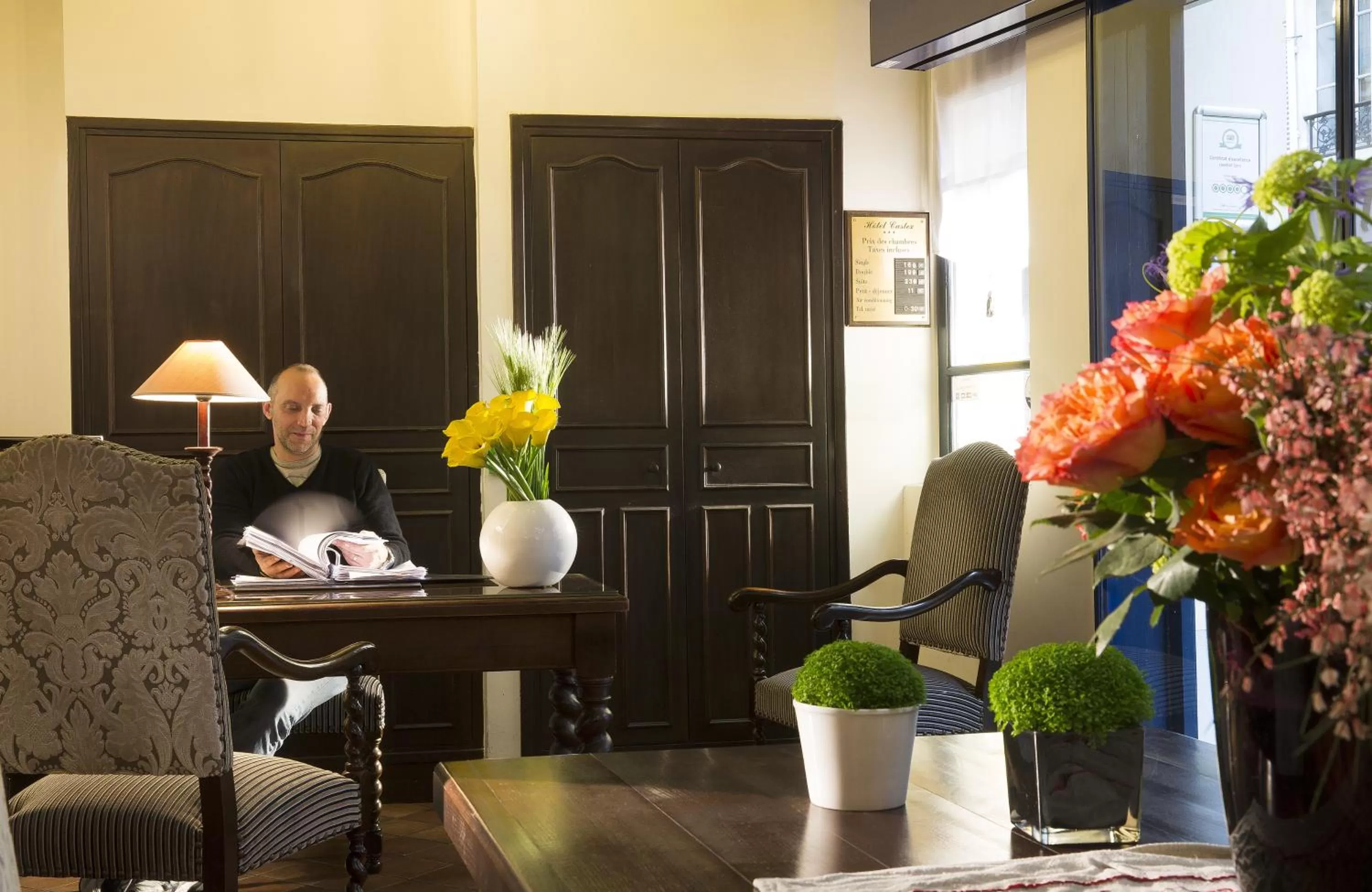 Lobby or reception in Castex Hotel
