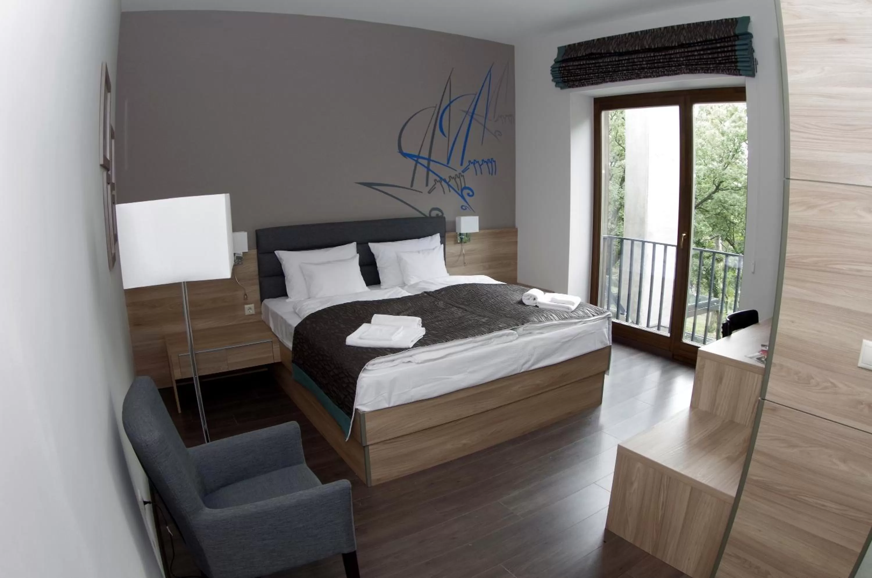 Bed in Hotel Therapia