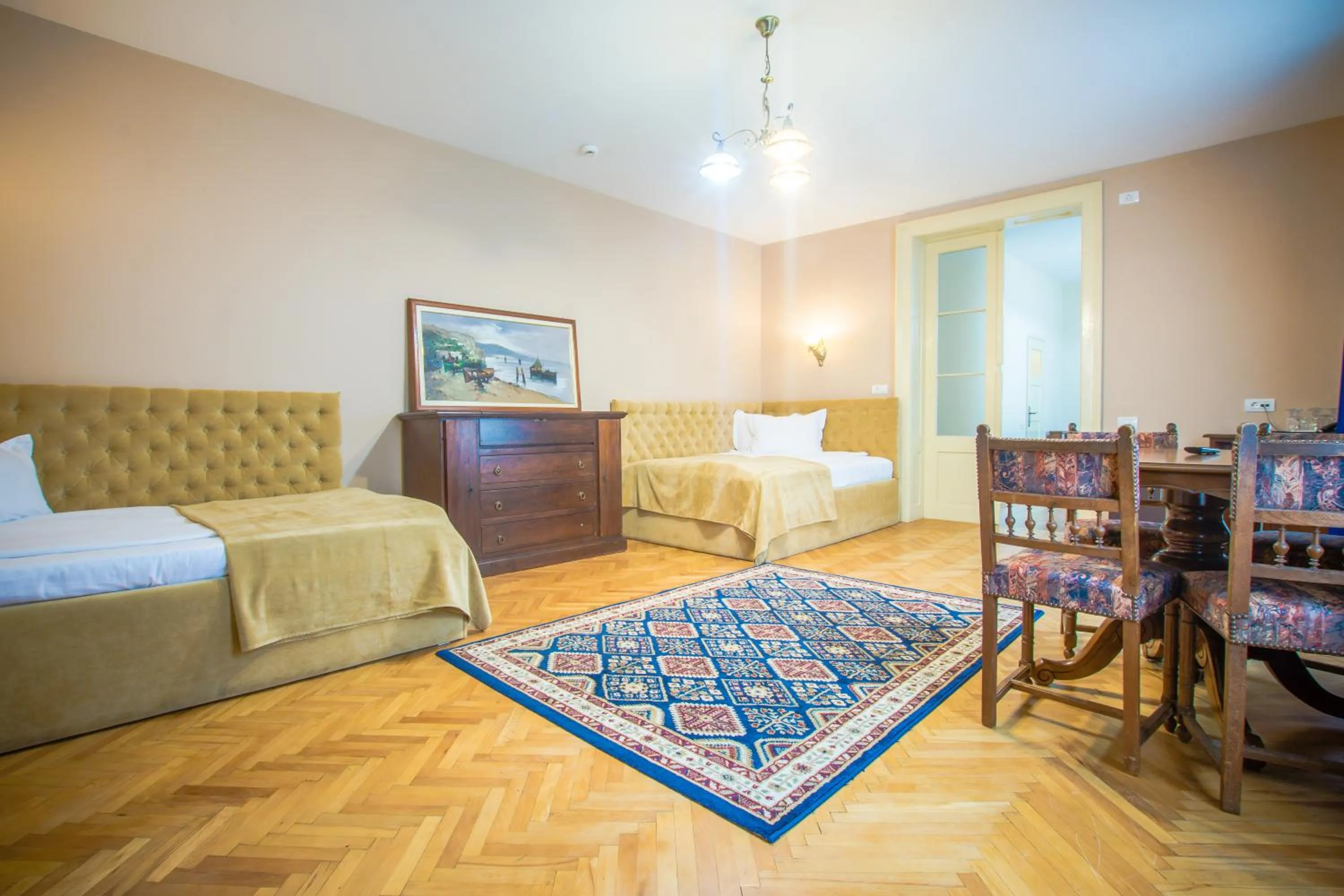 Bedroom, Bed in Safrano Palace