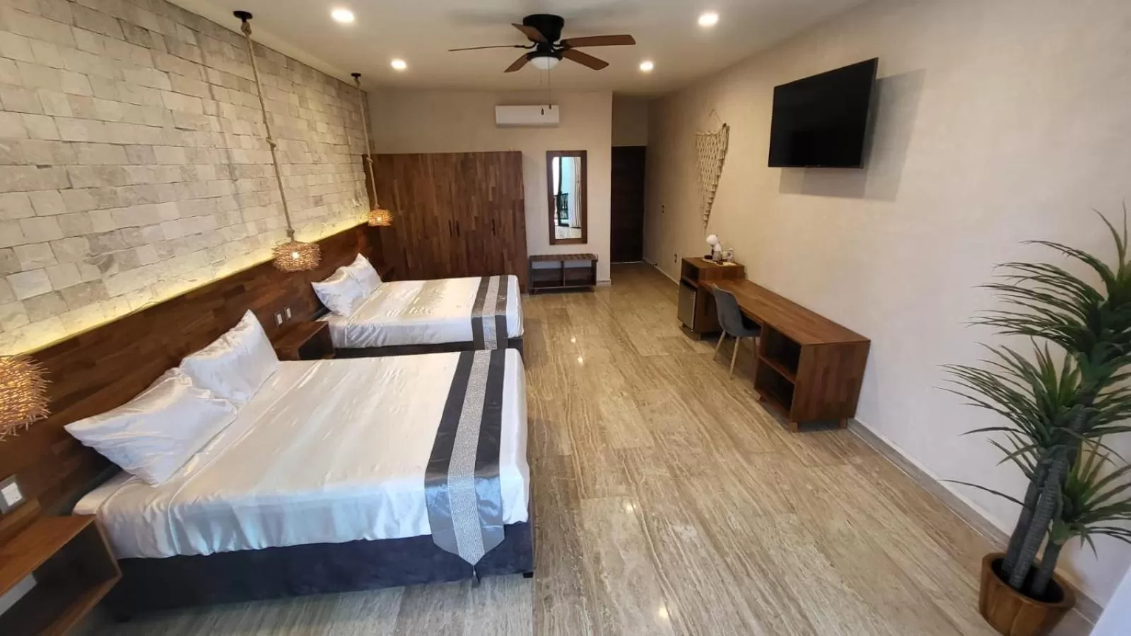 Bed in Aktun Bacalar