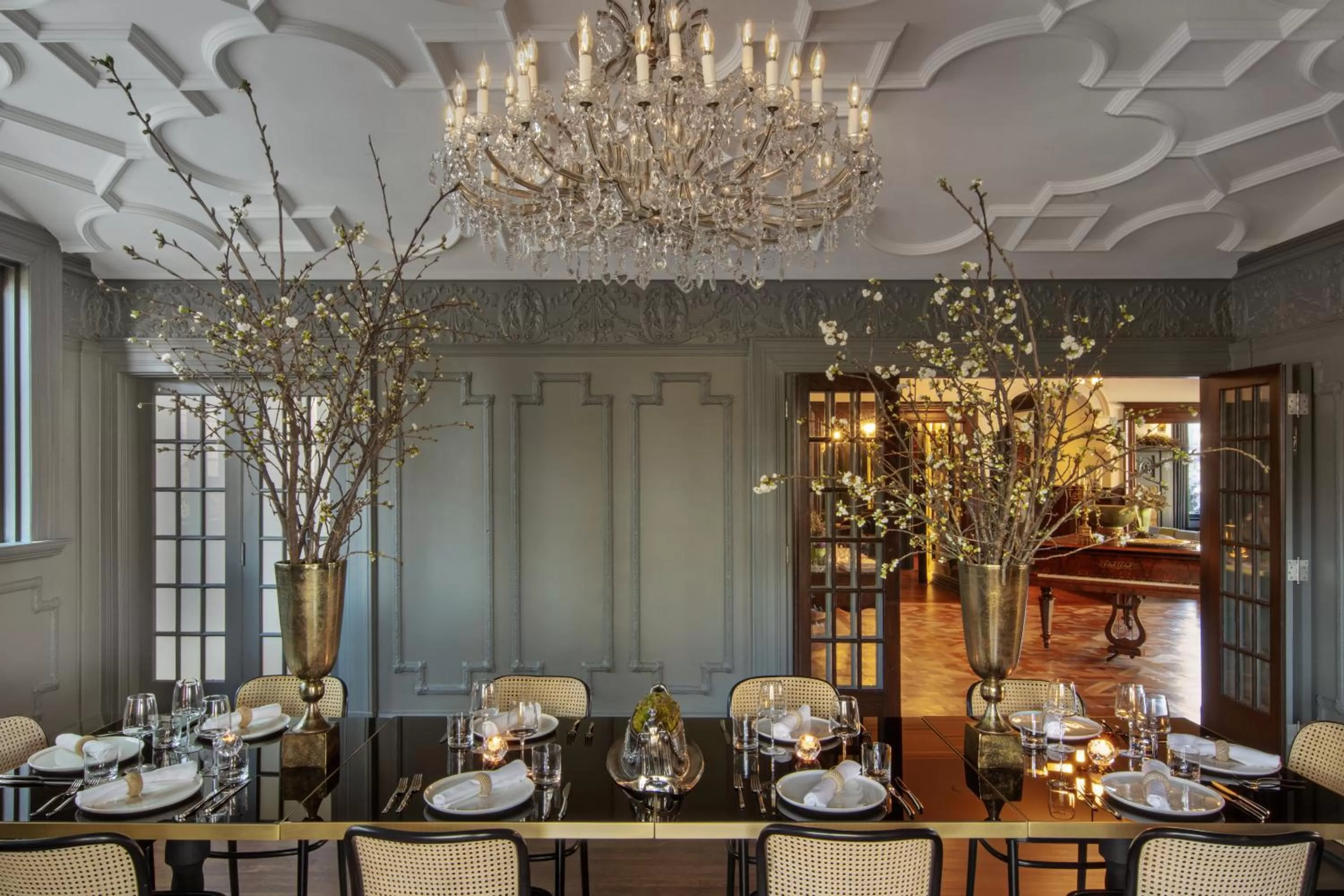 Restaurant/places to eat in La Colombe d'Or Hotel