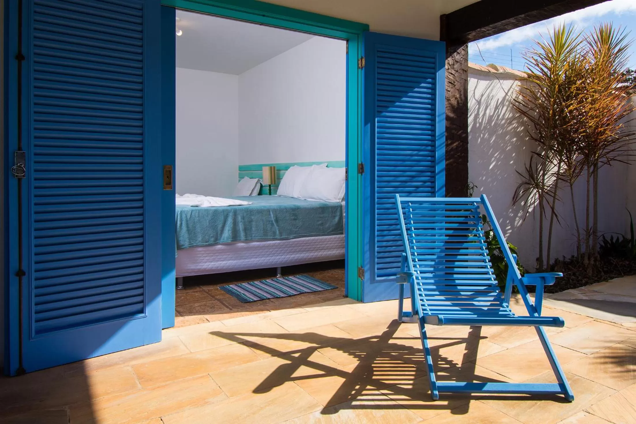 Patio, Bed in Vila Bela-Emília