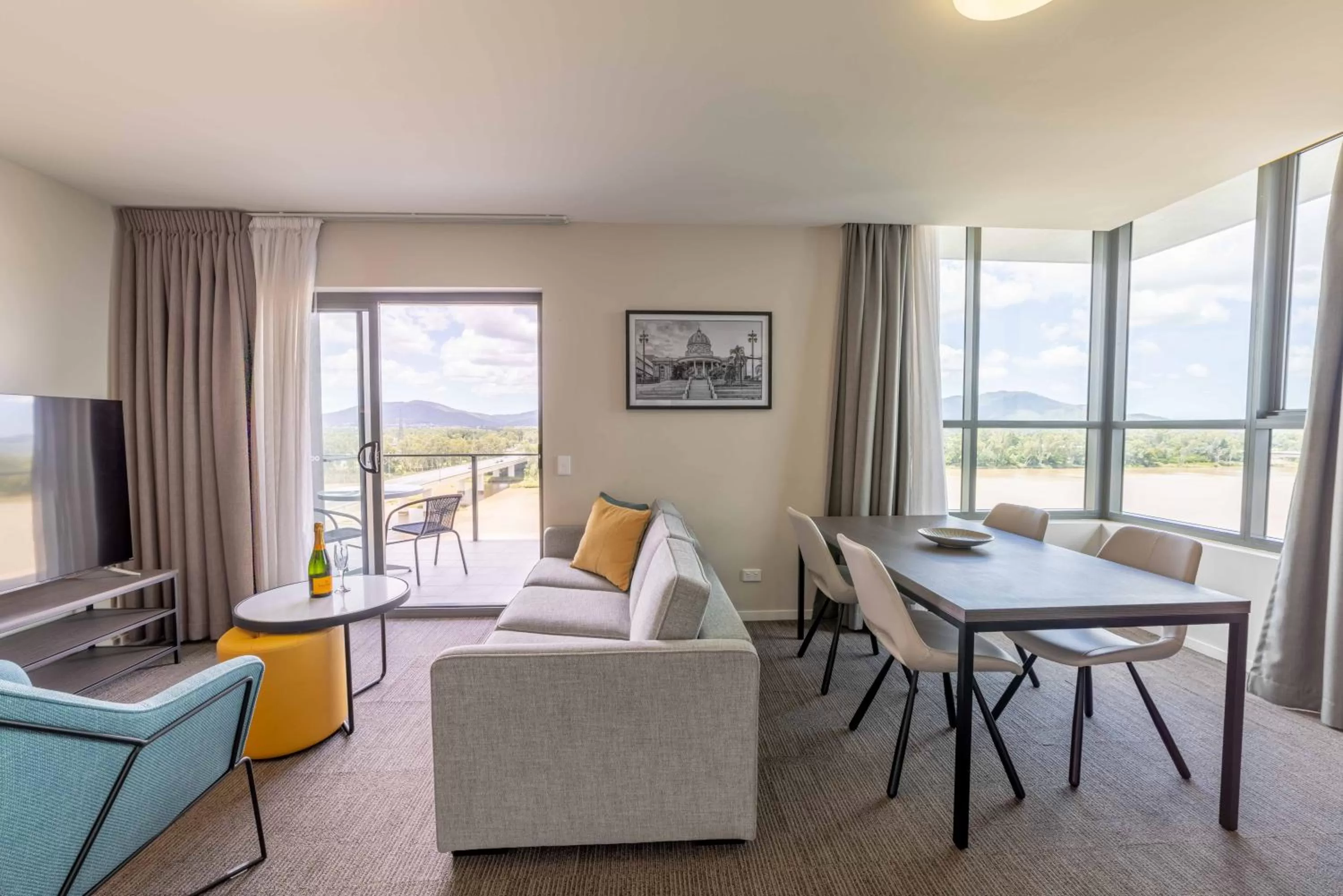 Living room in Quest Rockhampton