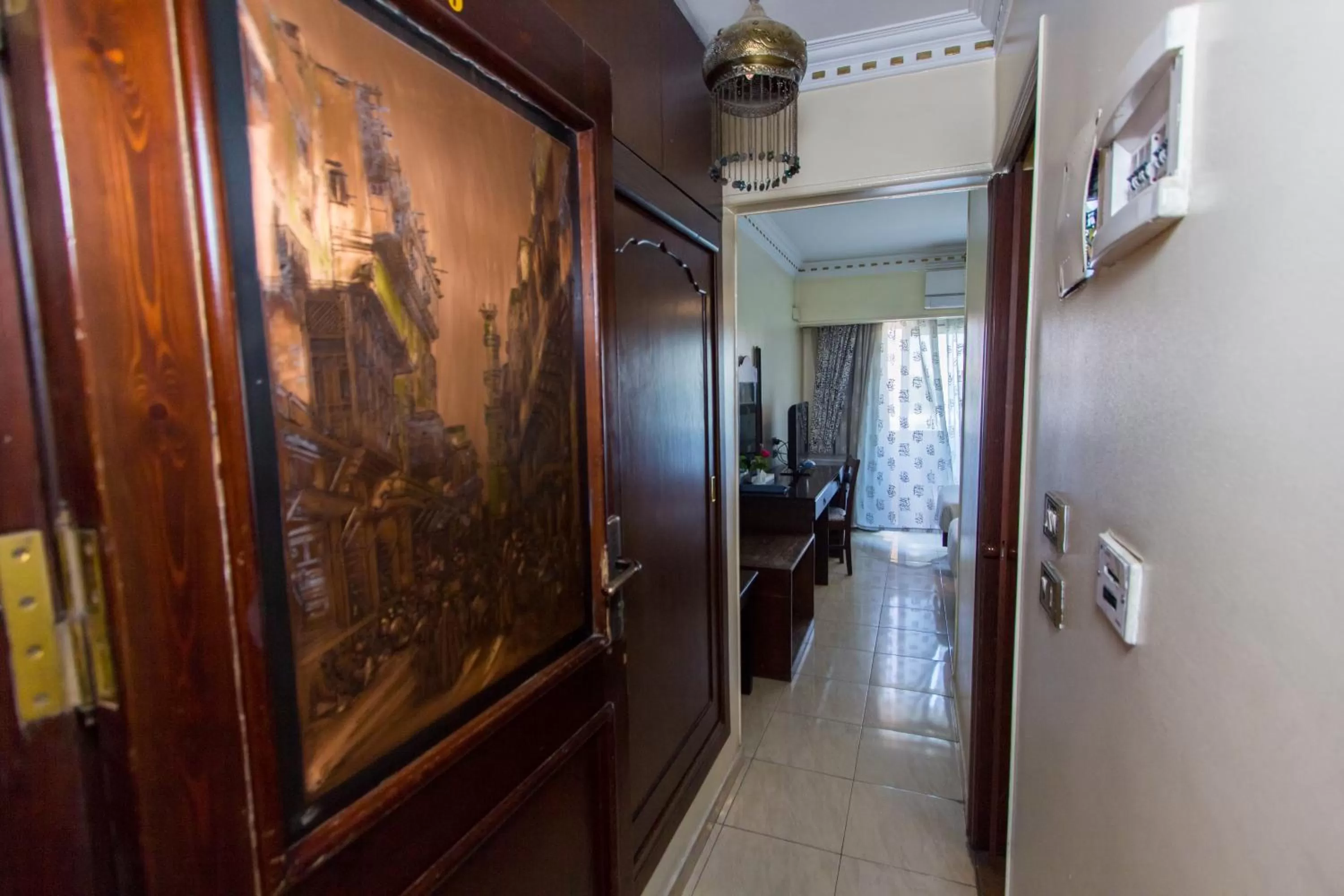 Decorative detail in Philae Hotel Aswan