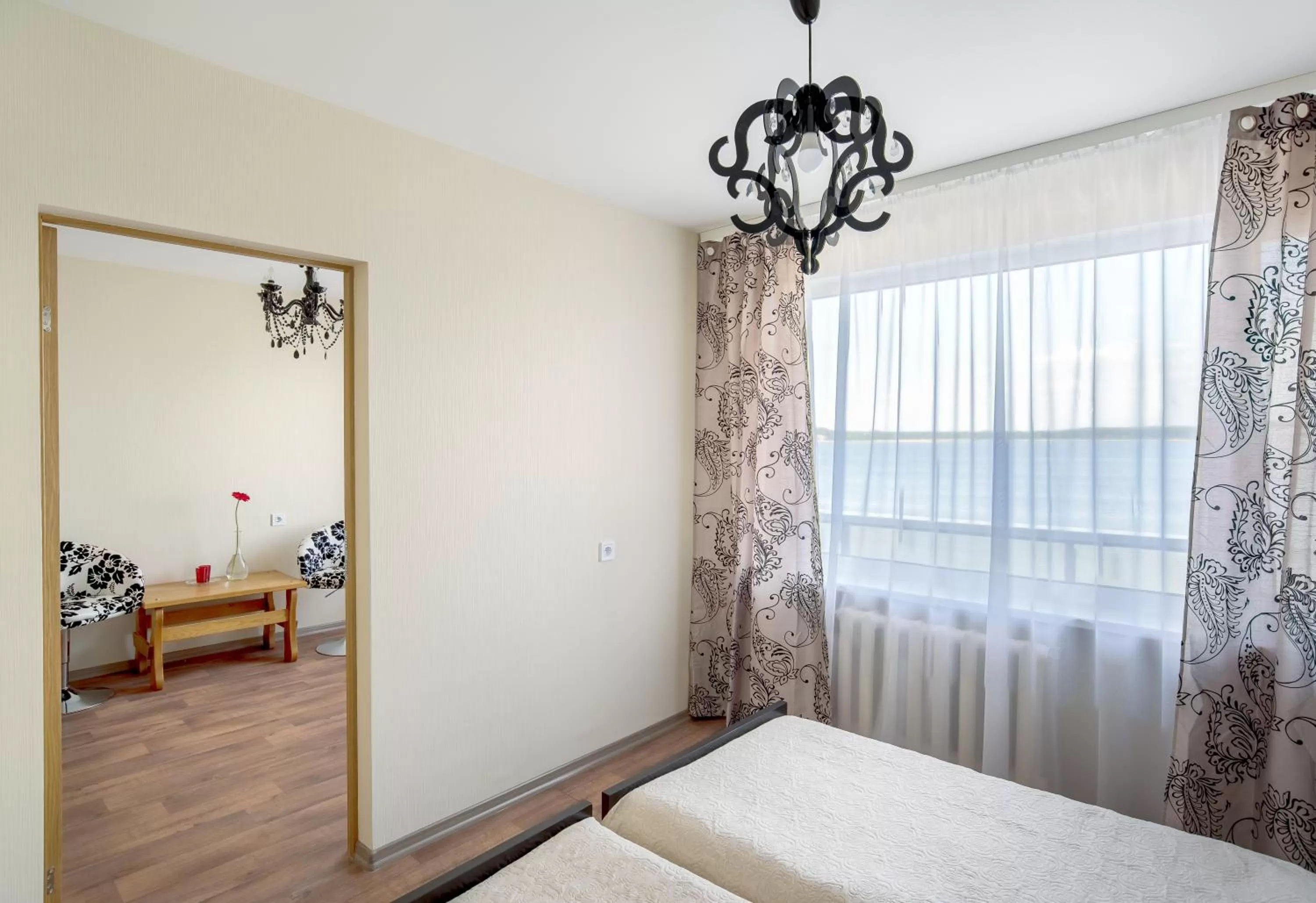 Bedroom, Bed in Hotel Mezaparks