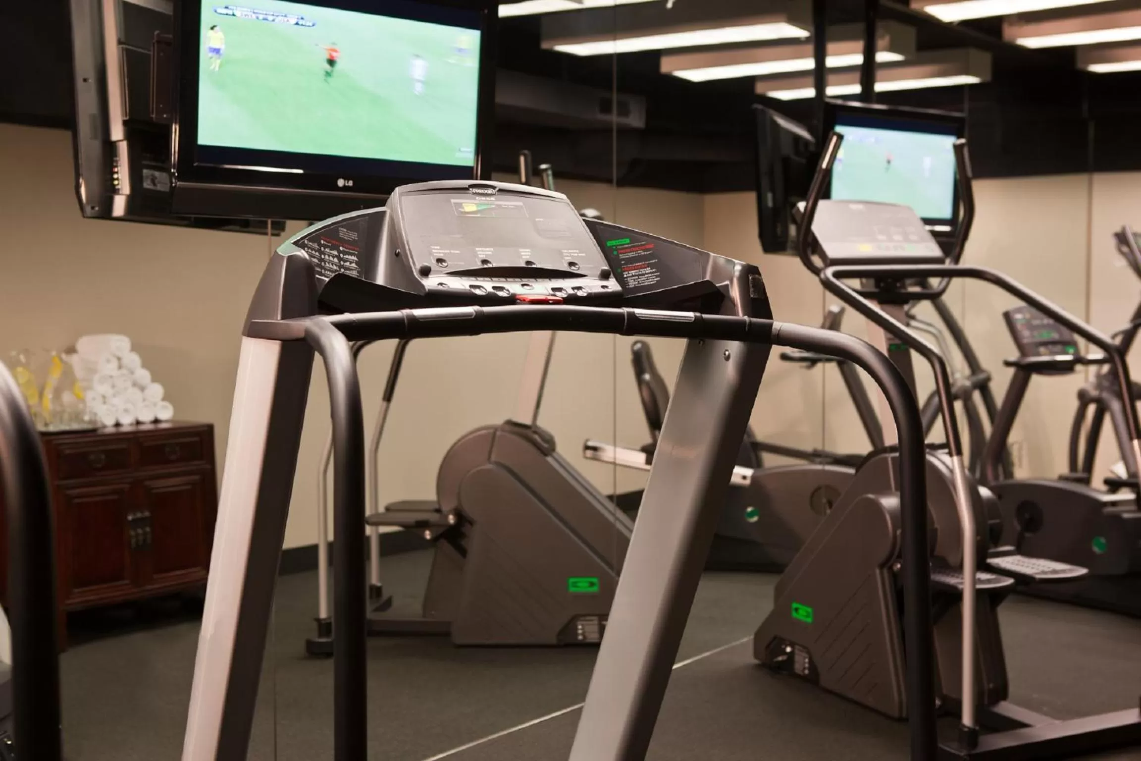 Fitness centre/facilities in Hotel Lombardy