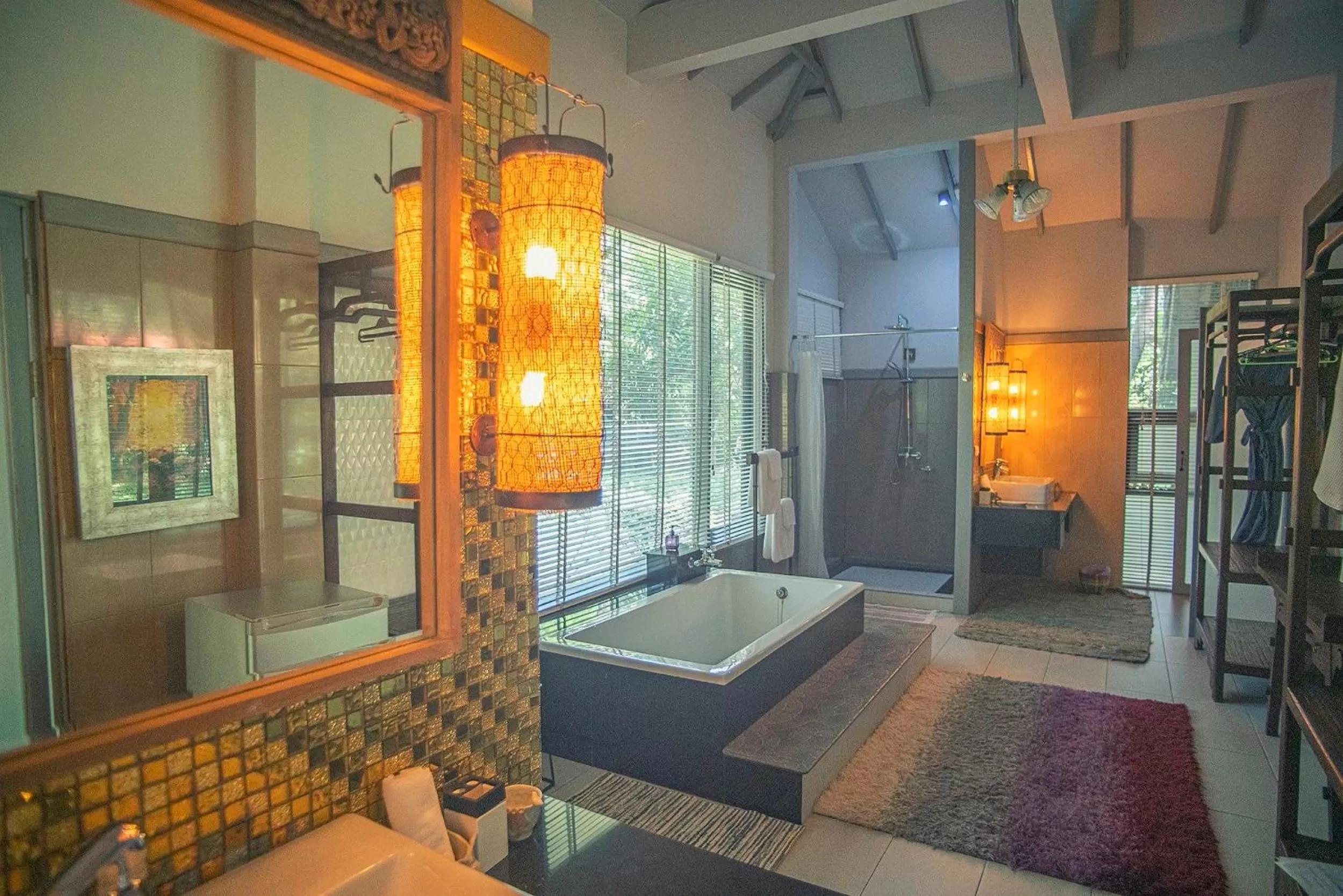 Bathroom in Baan Suan Residence เฮือนพักบ้านสวน
