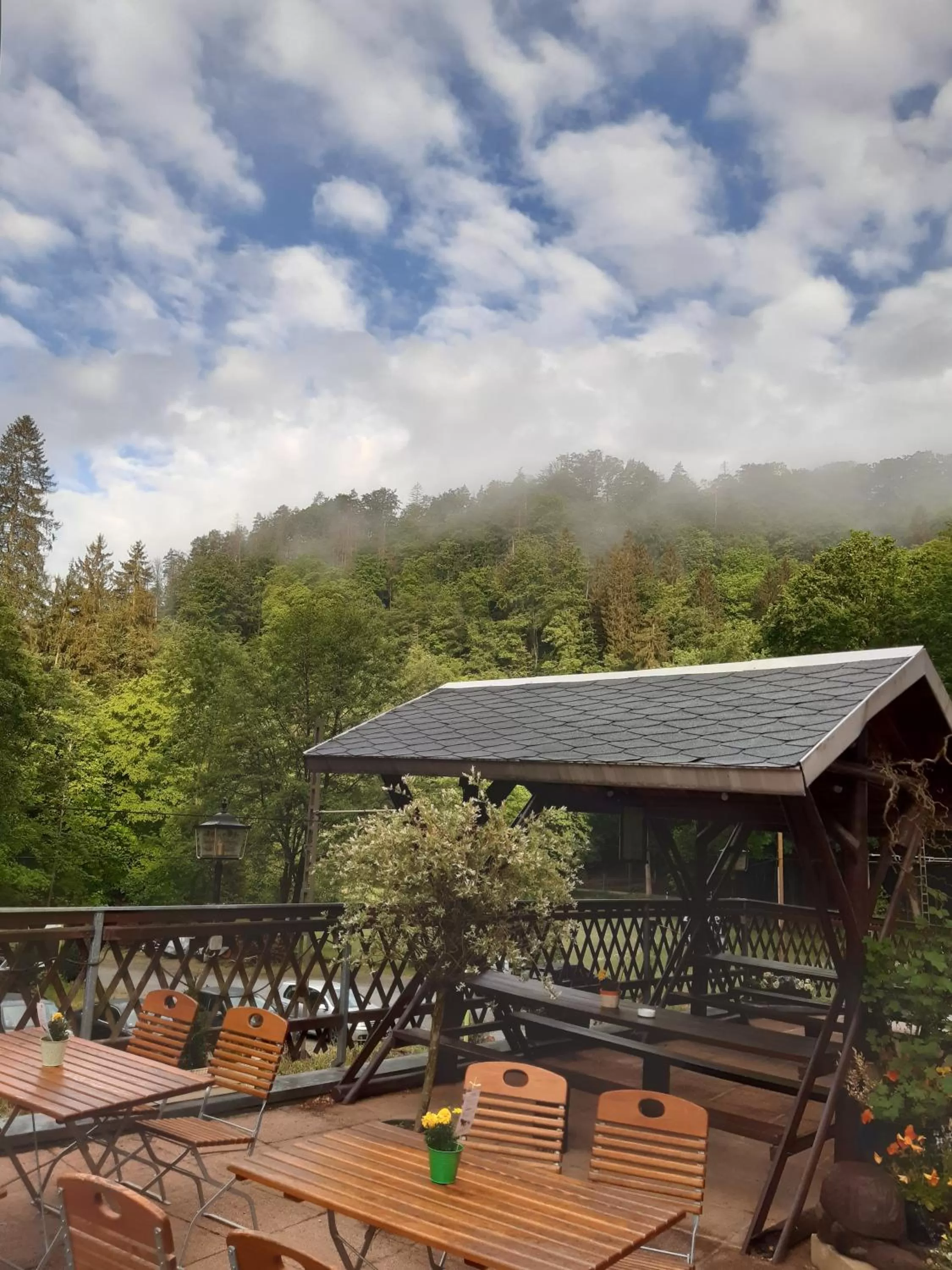 Balcony/Terrace in Hotel Forsthaus