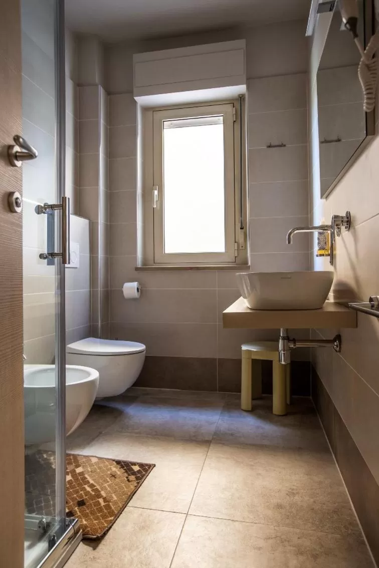 Bathroom in Hotel La Tavola Rotonda