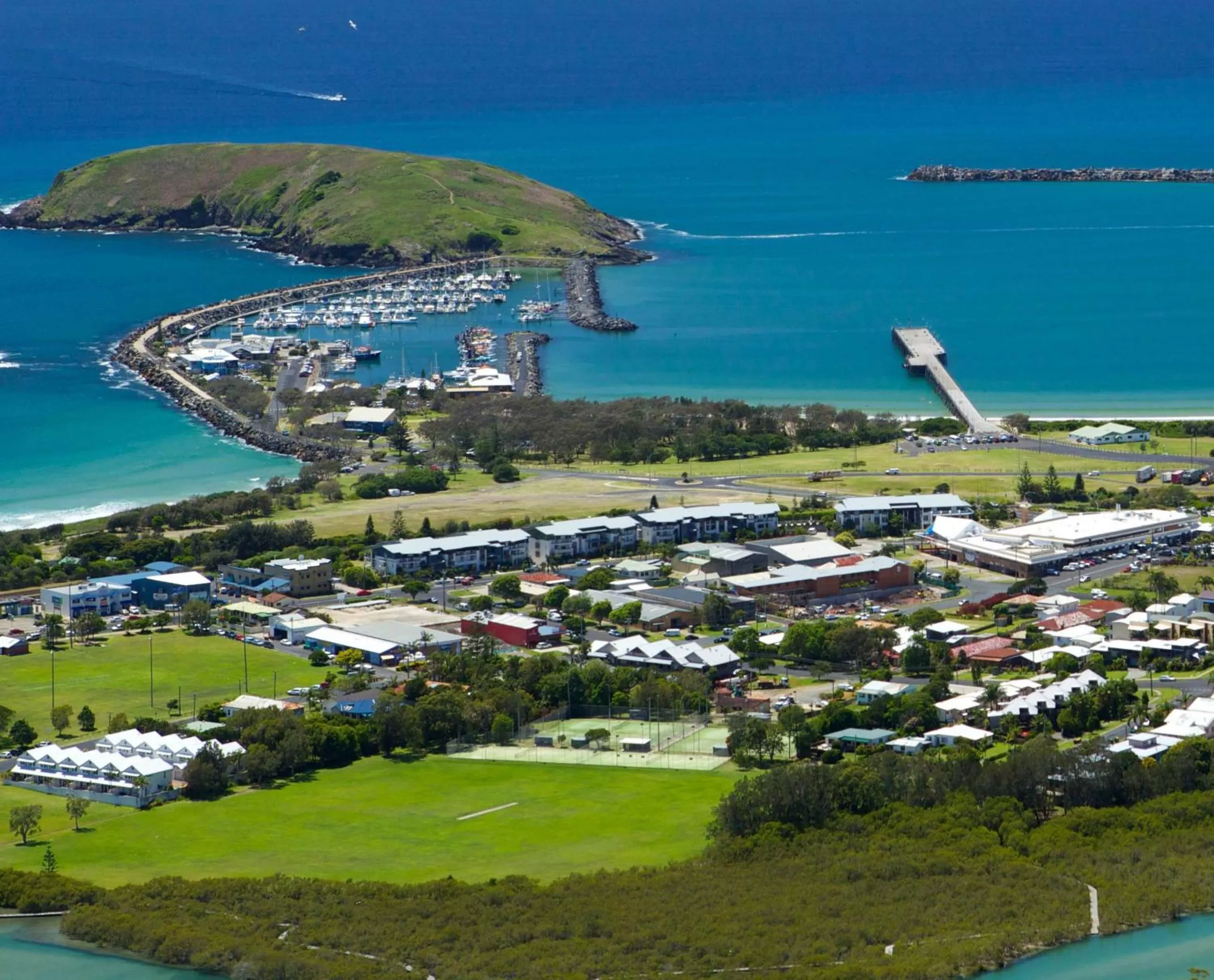 Bird's eye view in Pacific Marina Apartments
