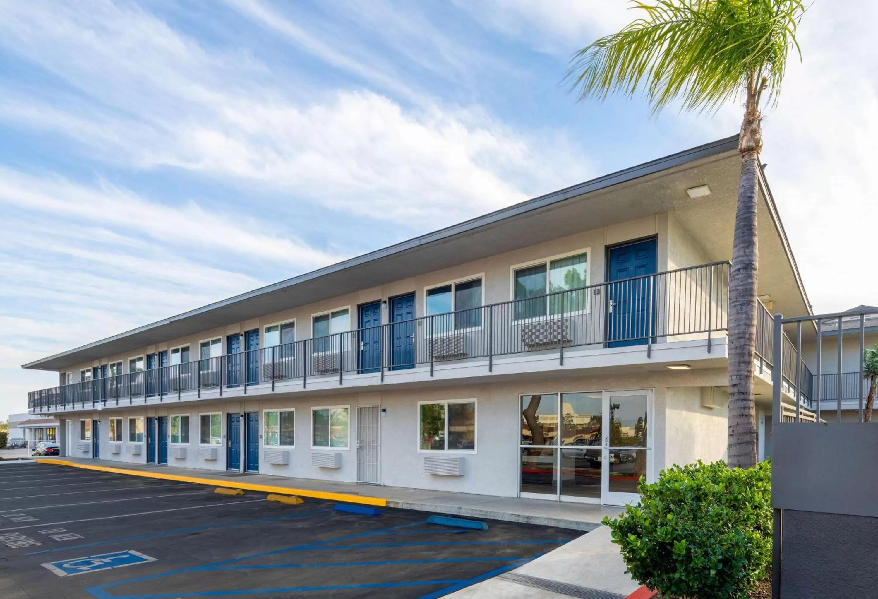 Property building in Motel 6-Fontana, CA
