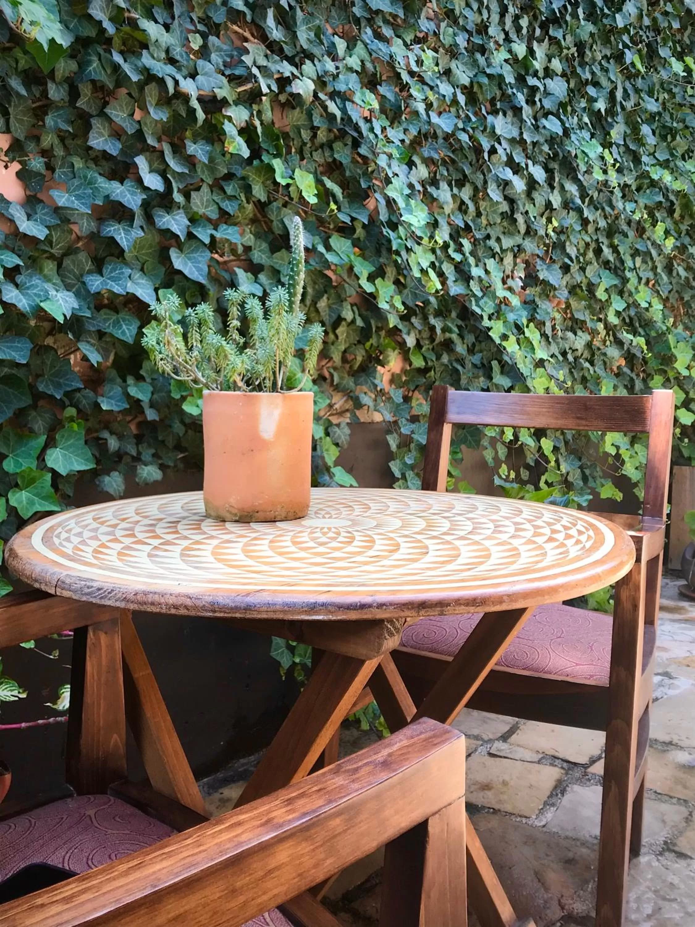 Patio in Hotel Casa Azabache