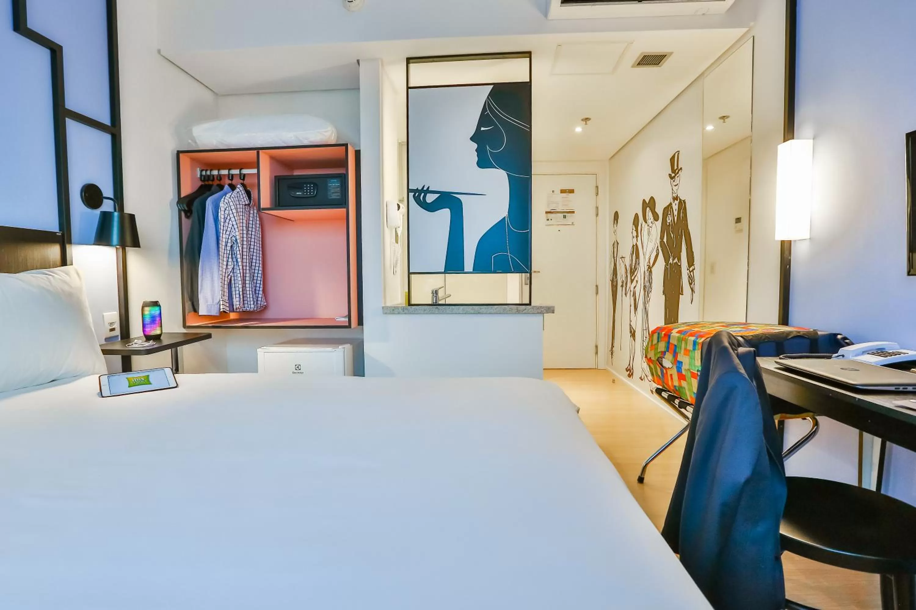 Bedroom, Bed in ibis Styles Goiania Marista