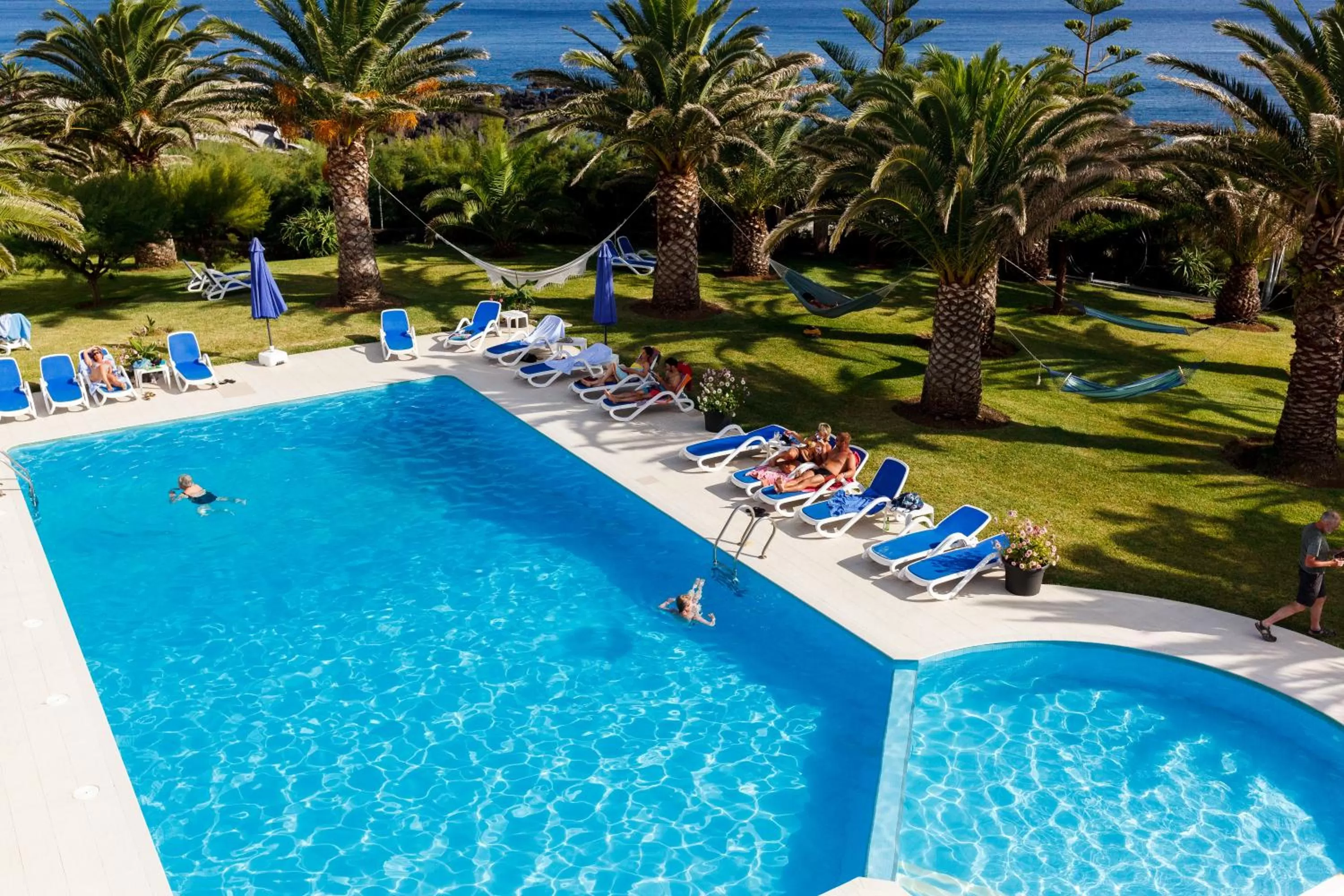 Pool view in Hotel Sao Jorge Garden