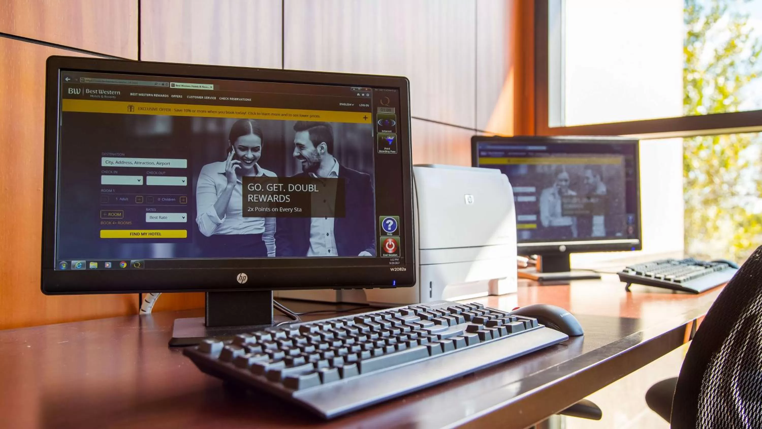 On site in Best Western Plus Dakota Ridge