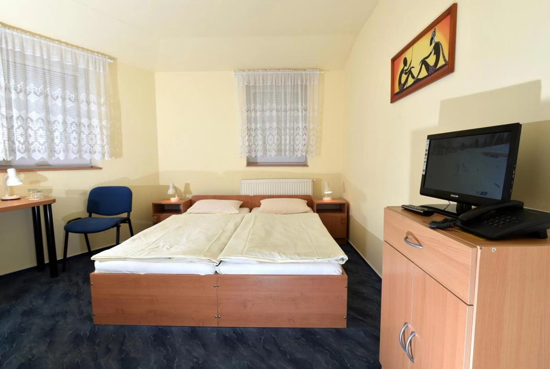 Photo of the whole room, Bed in Hotel U Jezírka