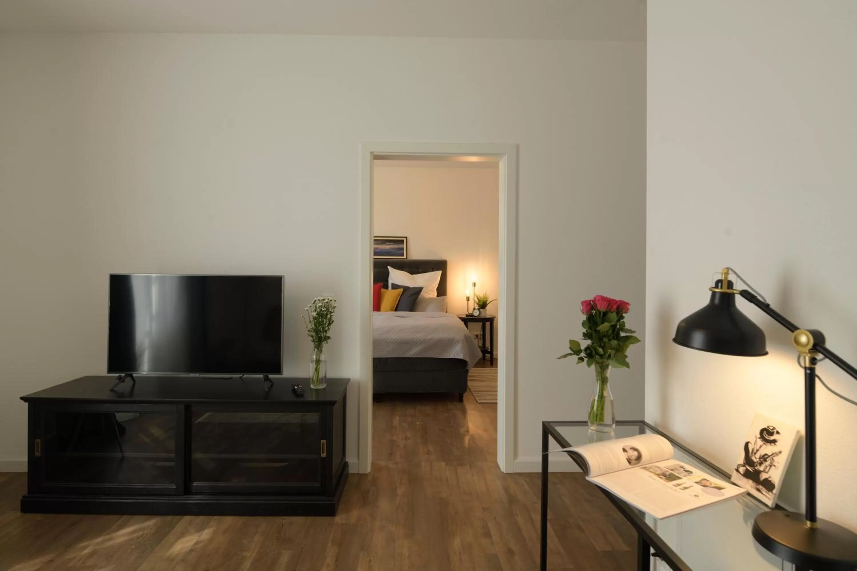 TV and multimedia, Bed in Boardinghouse alte Spinnerei